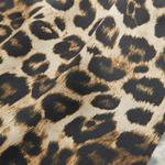 KADIN LEOPAR DESENLİ UZUN ELBİSE