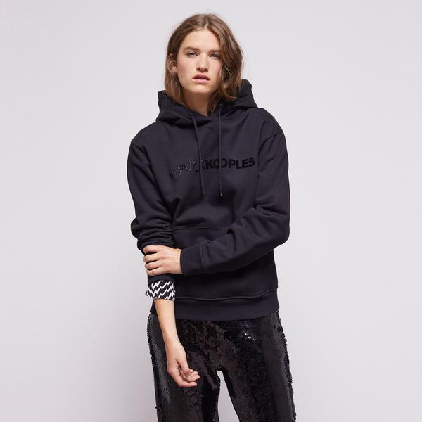 KADIN BASKILI SİYAH SWEATSHIRT