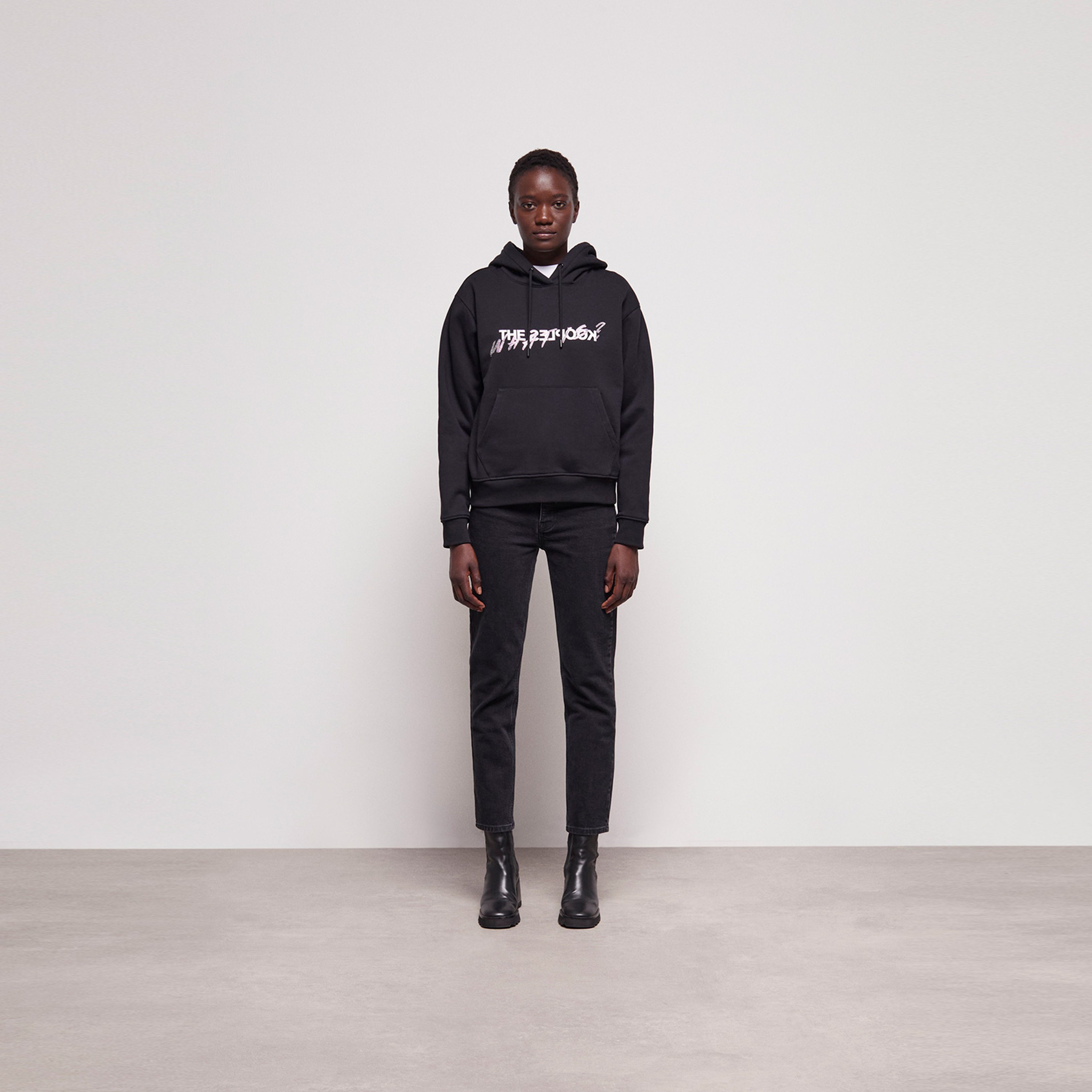 The Kooples Kadın Siyah Sweatshirt