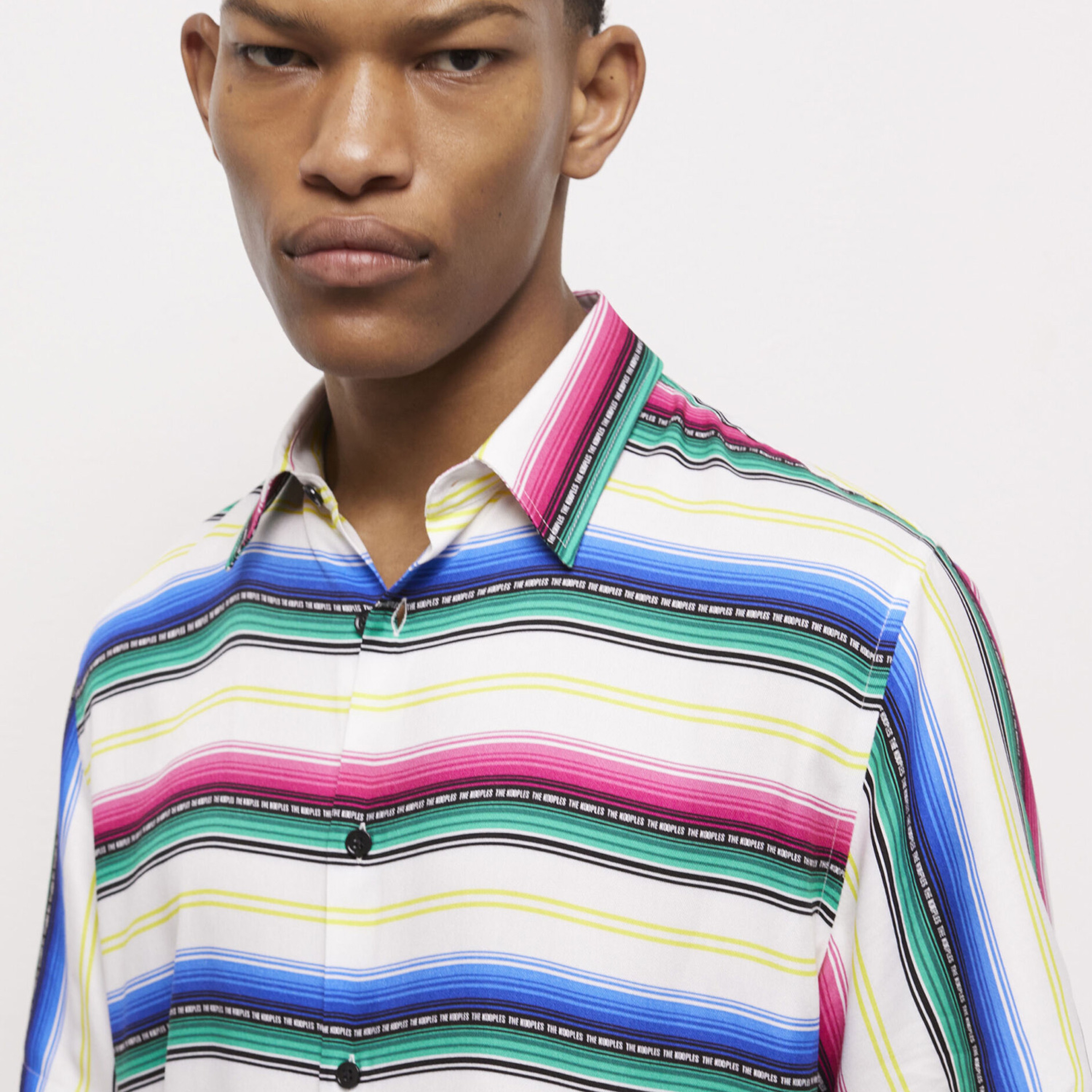 ERKEK ÇİZGİLİ RENKLİ GÖMLEK