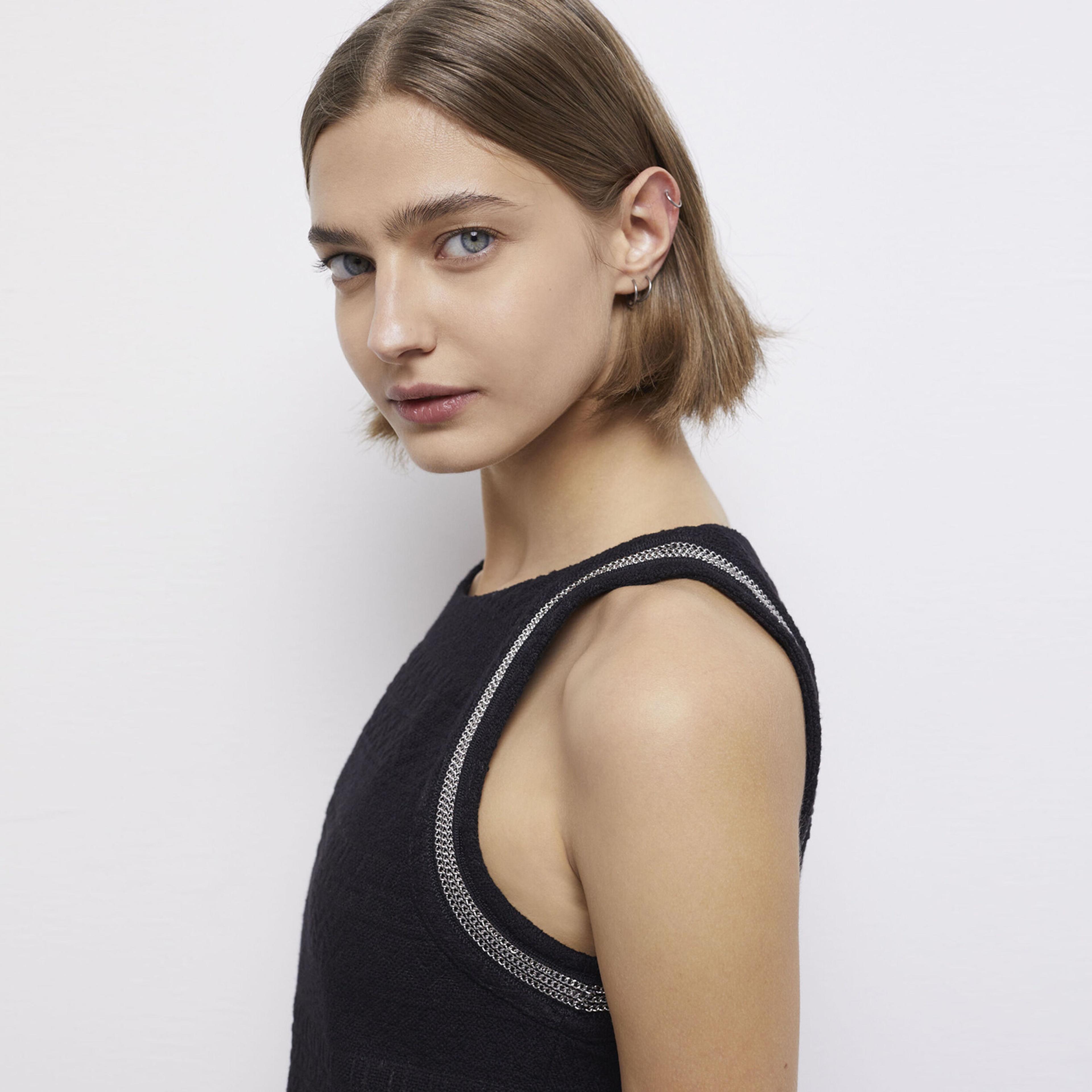 KADIN SİYAH MİNİ ELBİSE