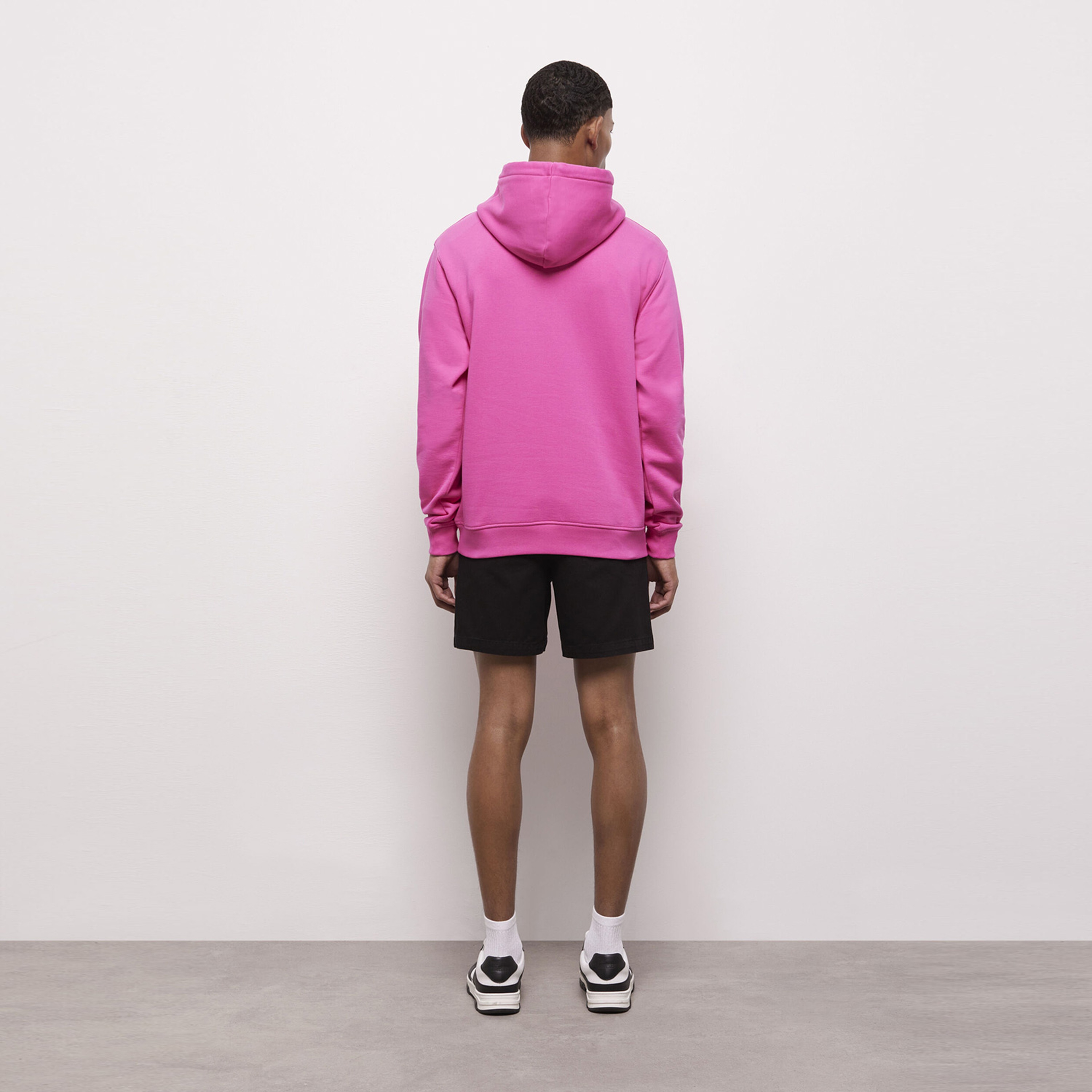 The Kooples Erkek Logo Baskılı Pembe Sweatshirt