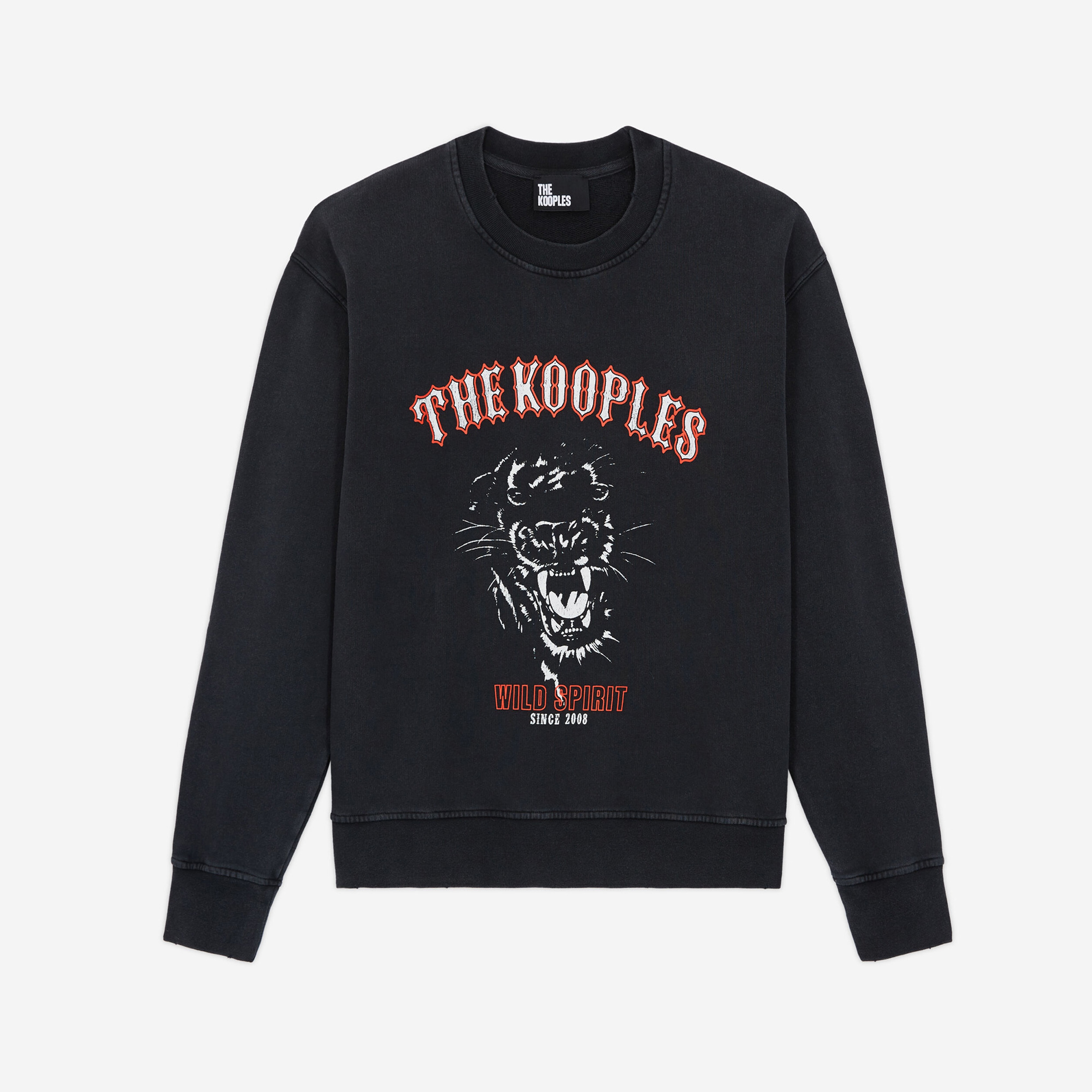 KADIN BASKILI SİYAH SWEATSHIRT