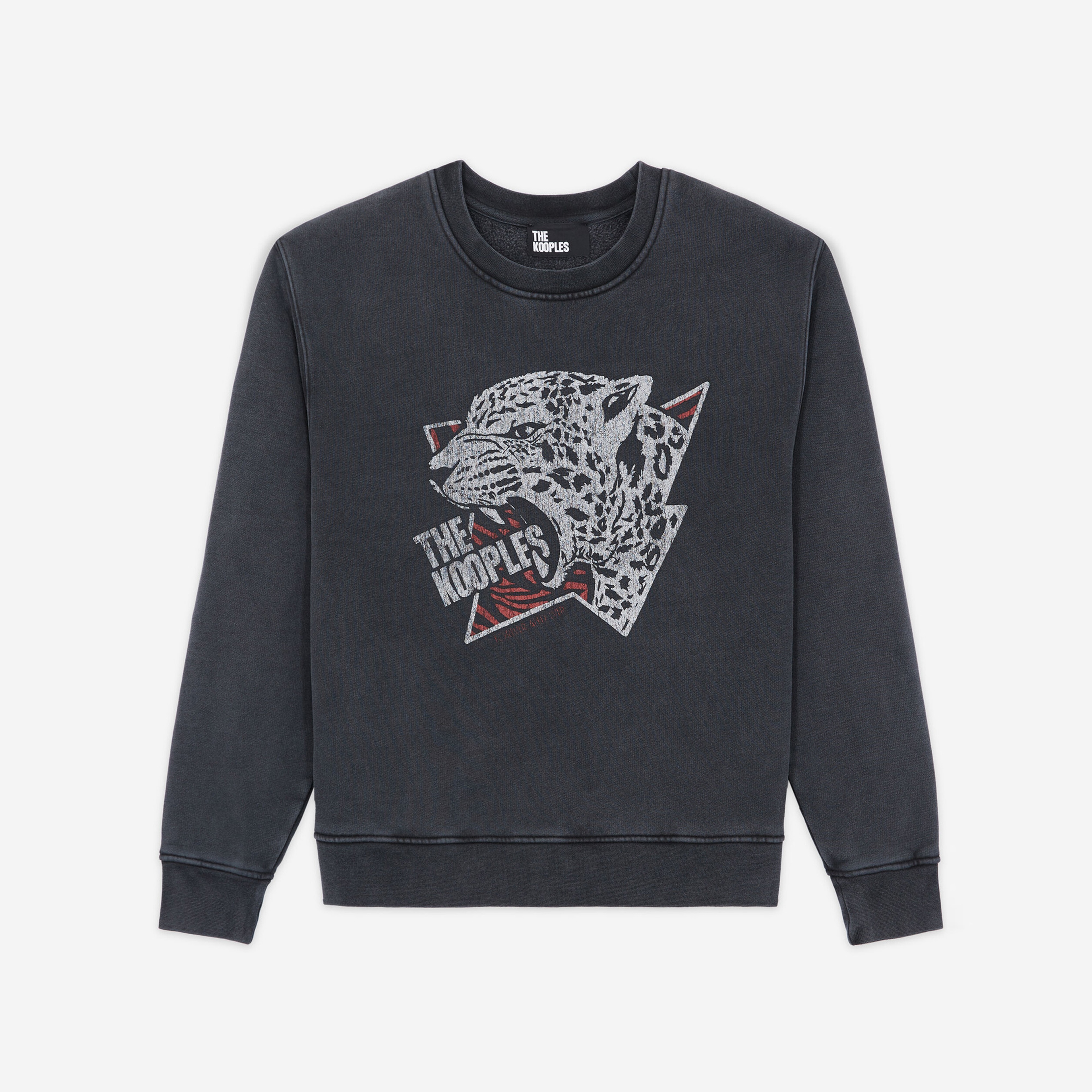 KADIN BASKILI SİYAH SWEATSHIRT