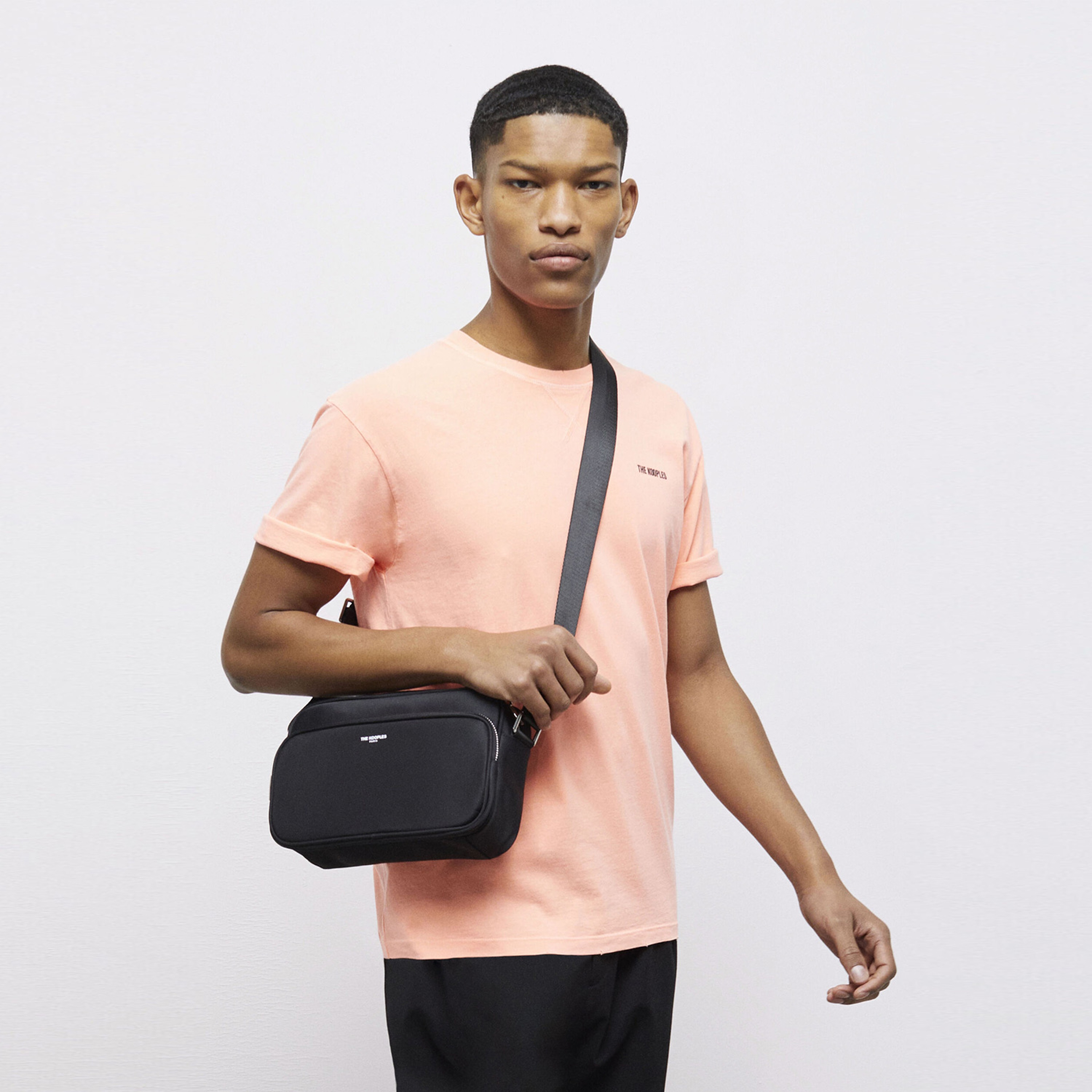 The Kooples Erkek Baskılı Turuncu T-Shirt