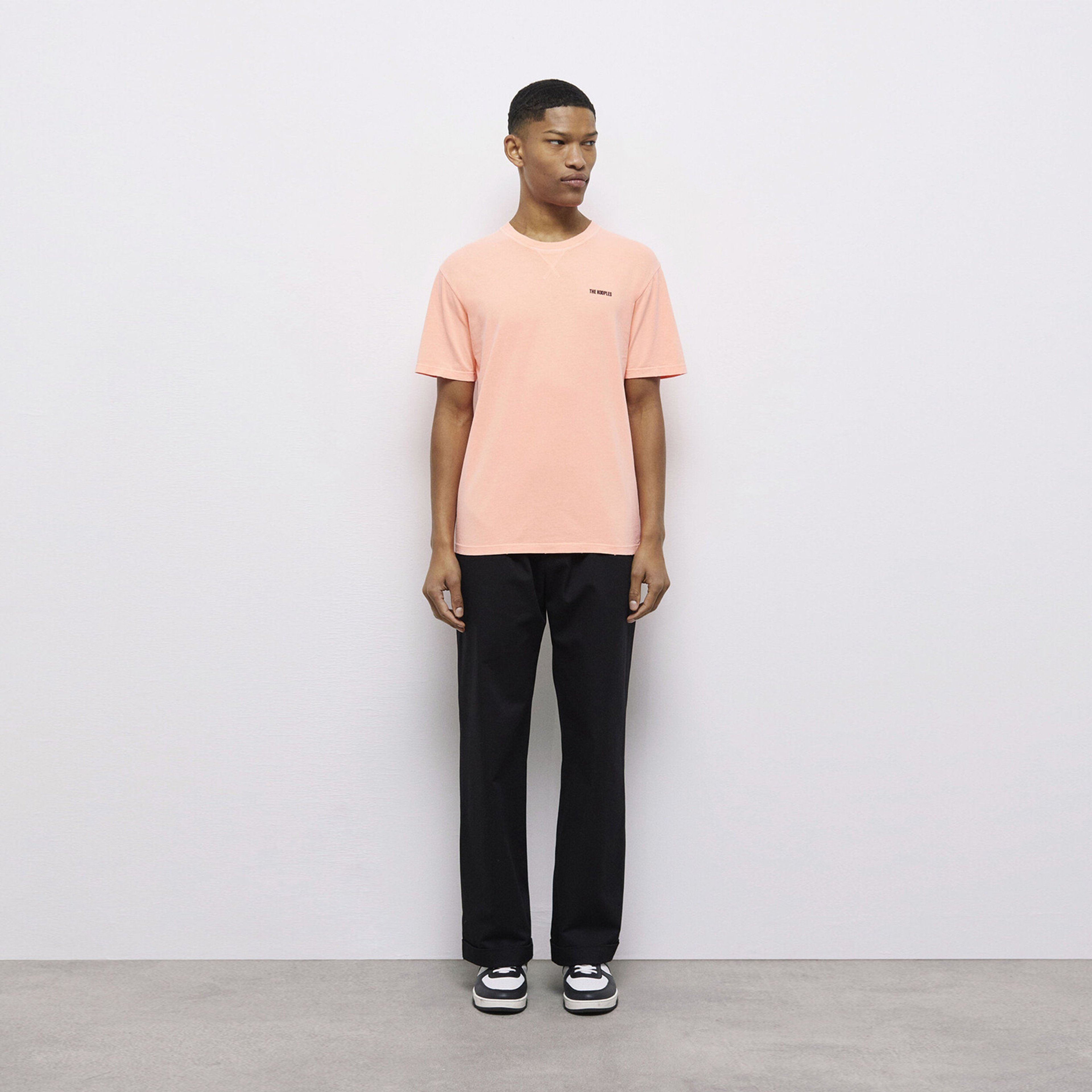 The Kooples Erkek Baskılı Turuncu T-Shirt