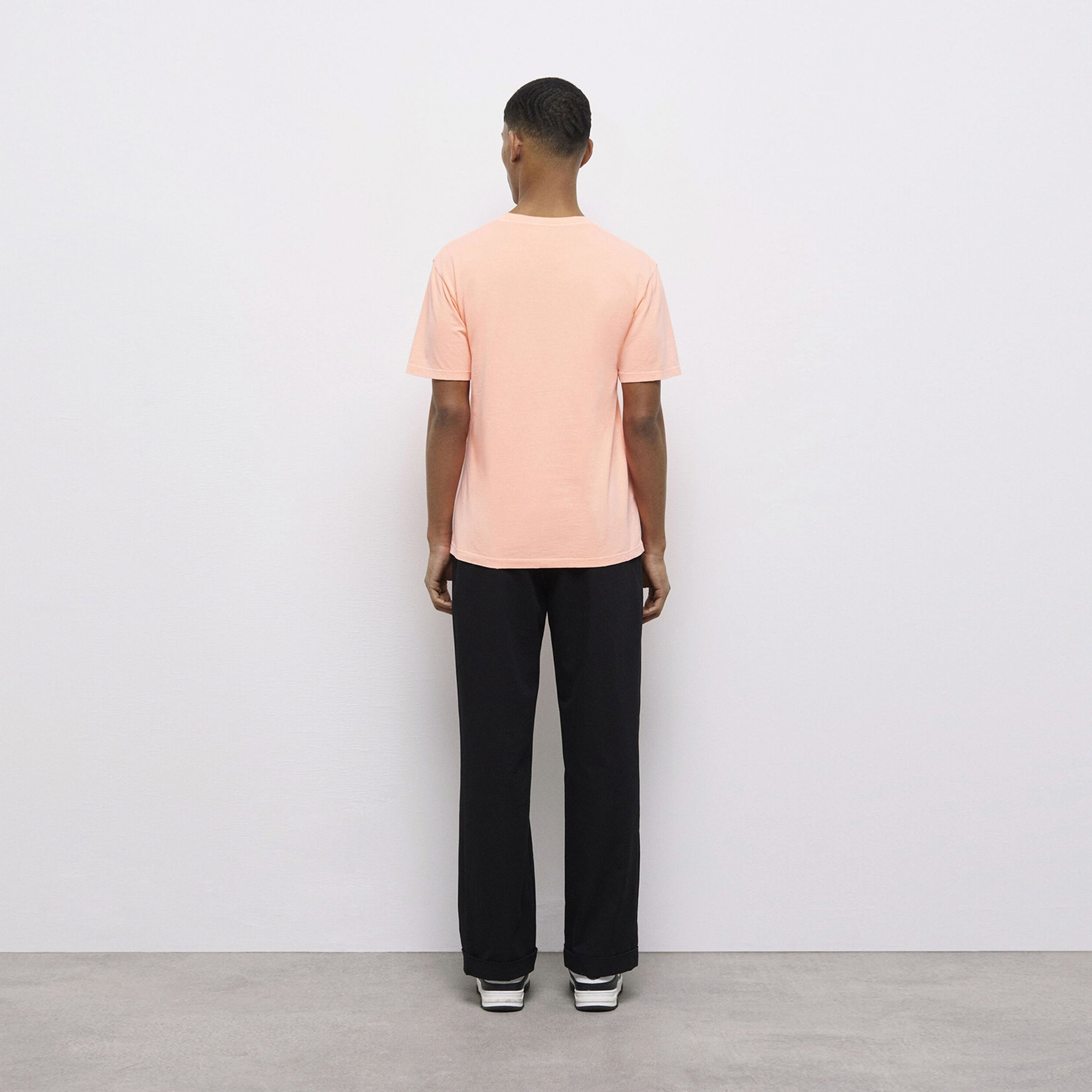 The Kooples Erkek Baskılı Turuncu T-Shirt