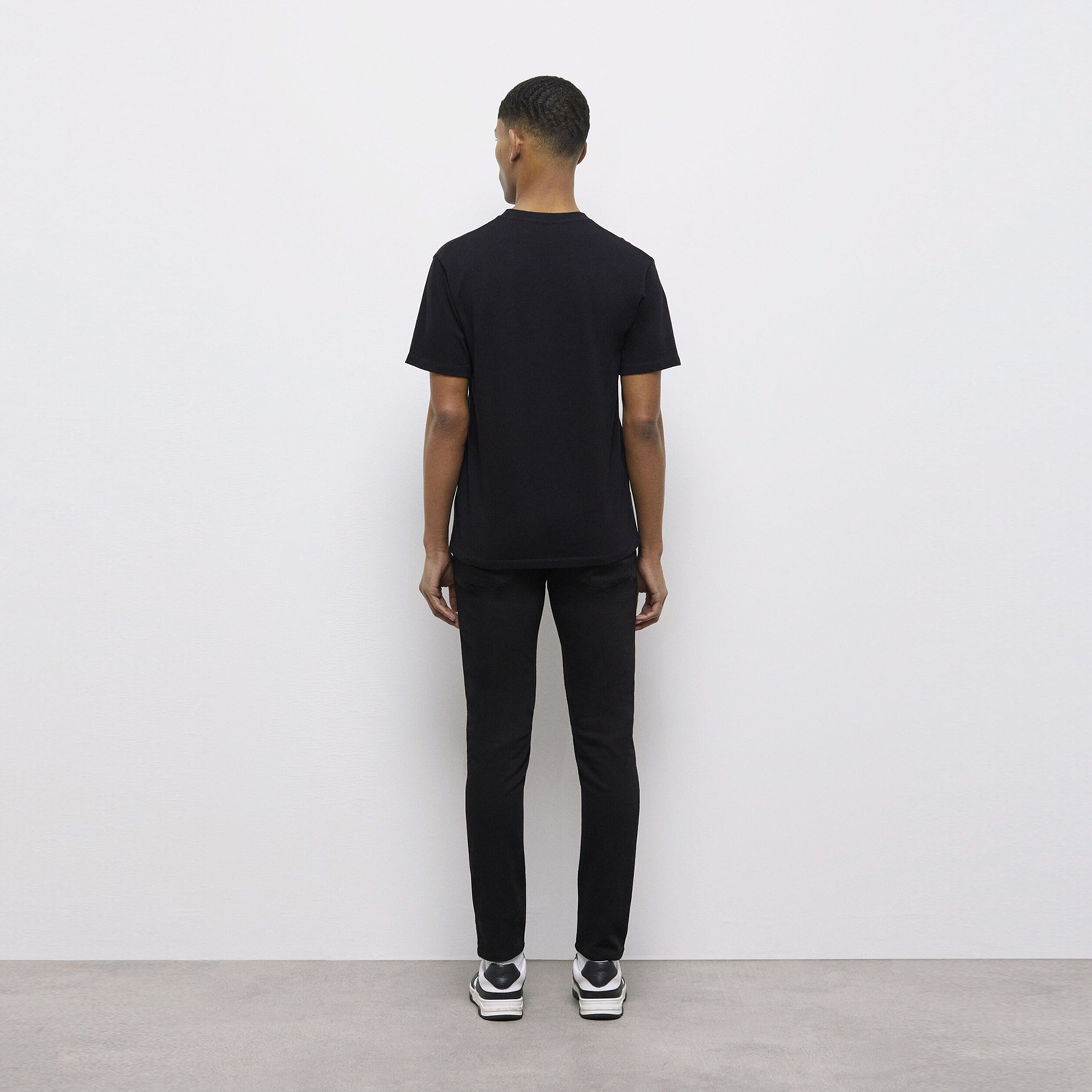 The Kooples Printed Erkek Siyah T-Shirt