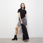 The Kooples Round-neck Cotton Kadın Siyah T-Shirt