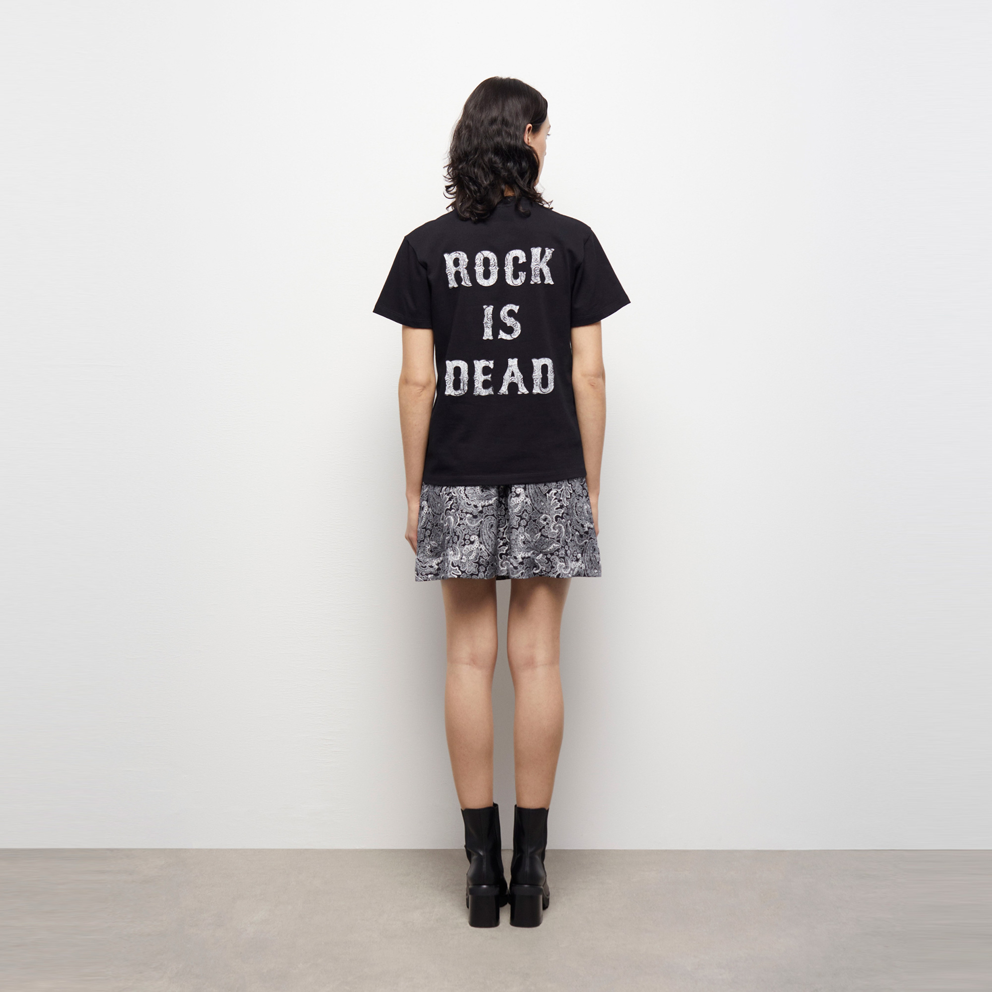 The Kooples Round-neck Cotton Kadın Siyah T-Shirt