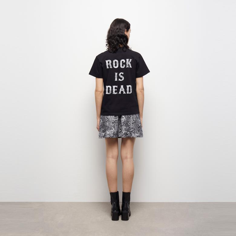 The Kooples Round-neck Cotton Kadın Siyah T-Shirt