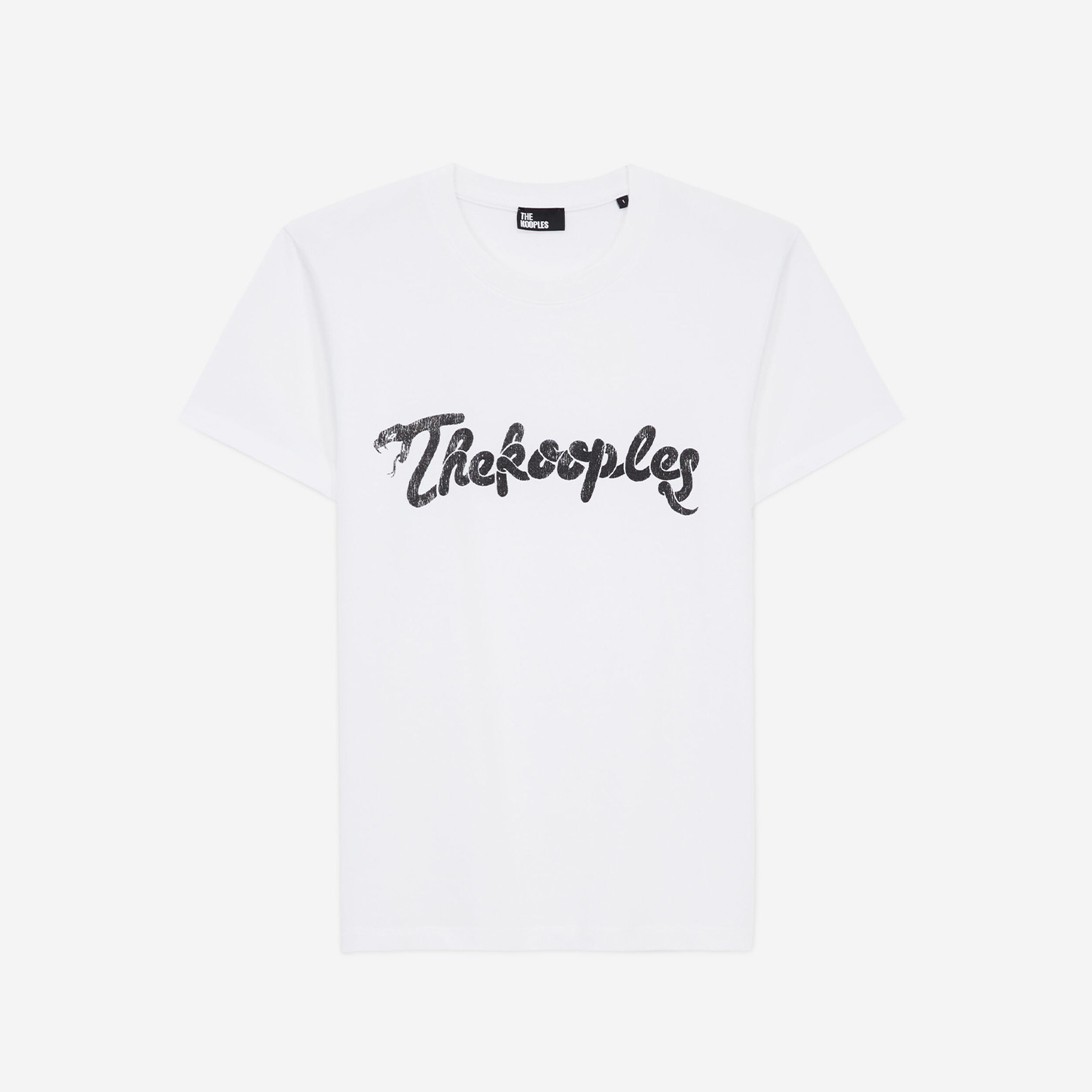 The Kooples Kadın Baskılı Beyaz T-Shirt