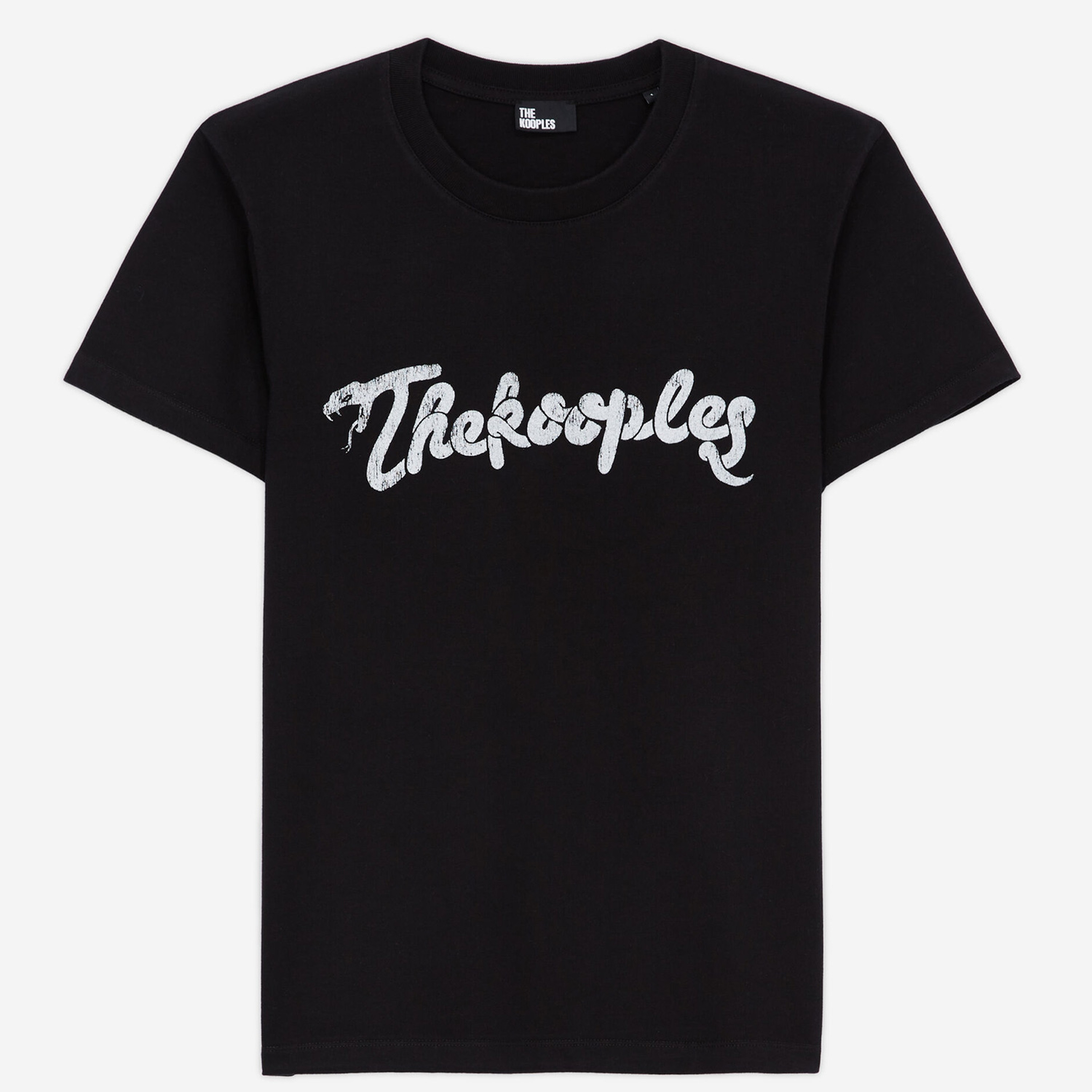 KADIN BASKILI SİYAH T-SHIRT