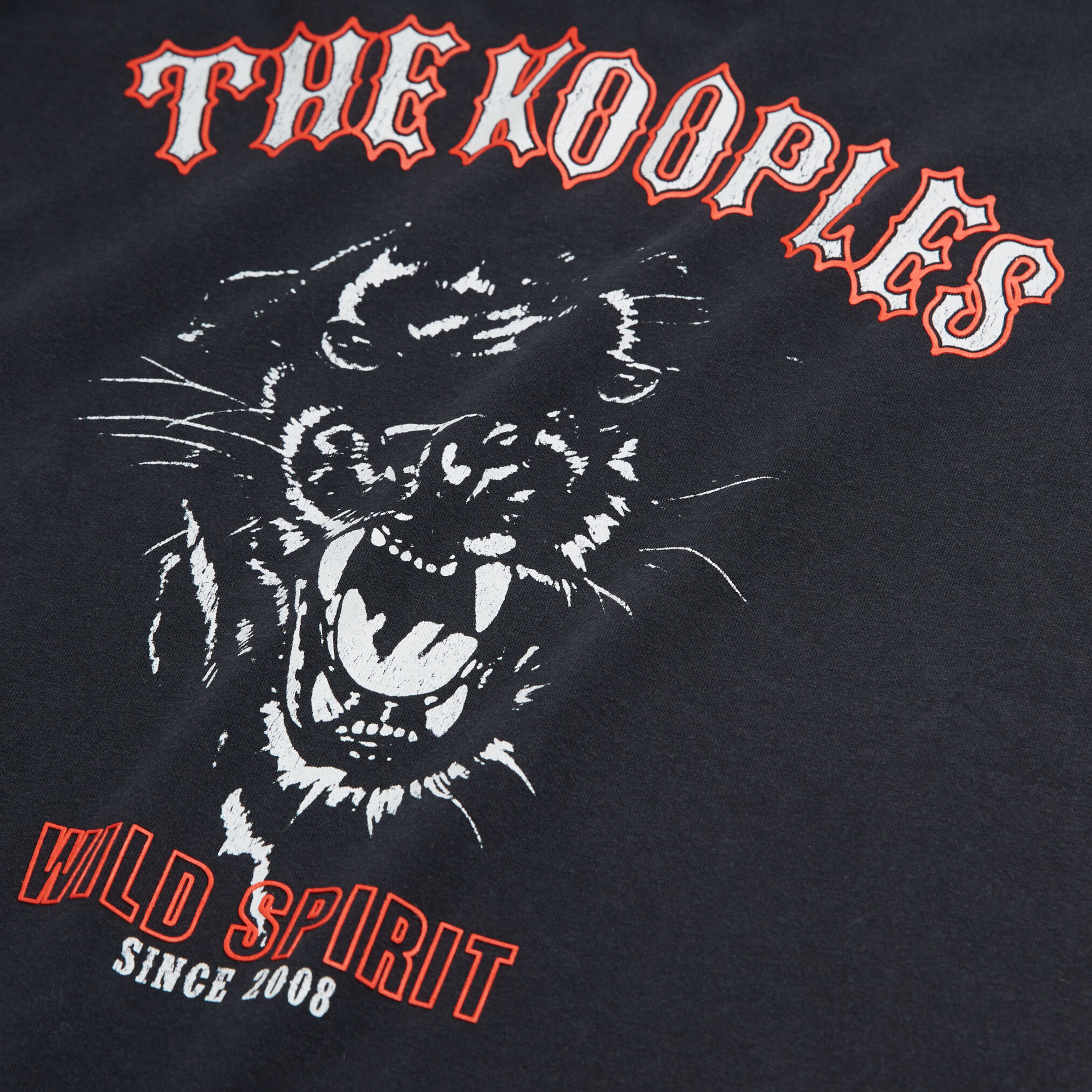 The Kooples Screen-printed Kadın Siyah T-Shirt