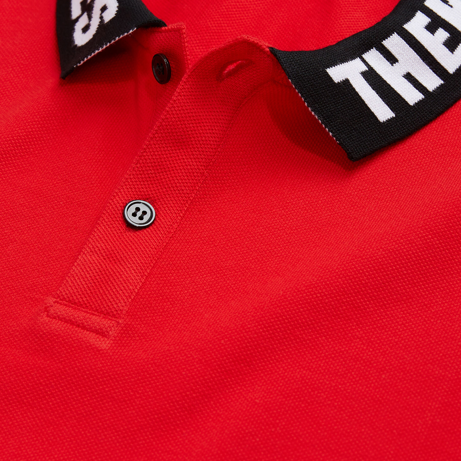 ERKEK BASKILI KIRMIZI POLO