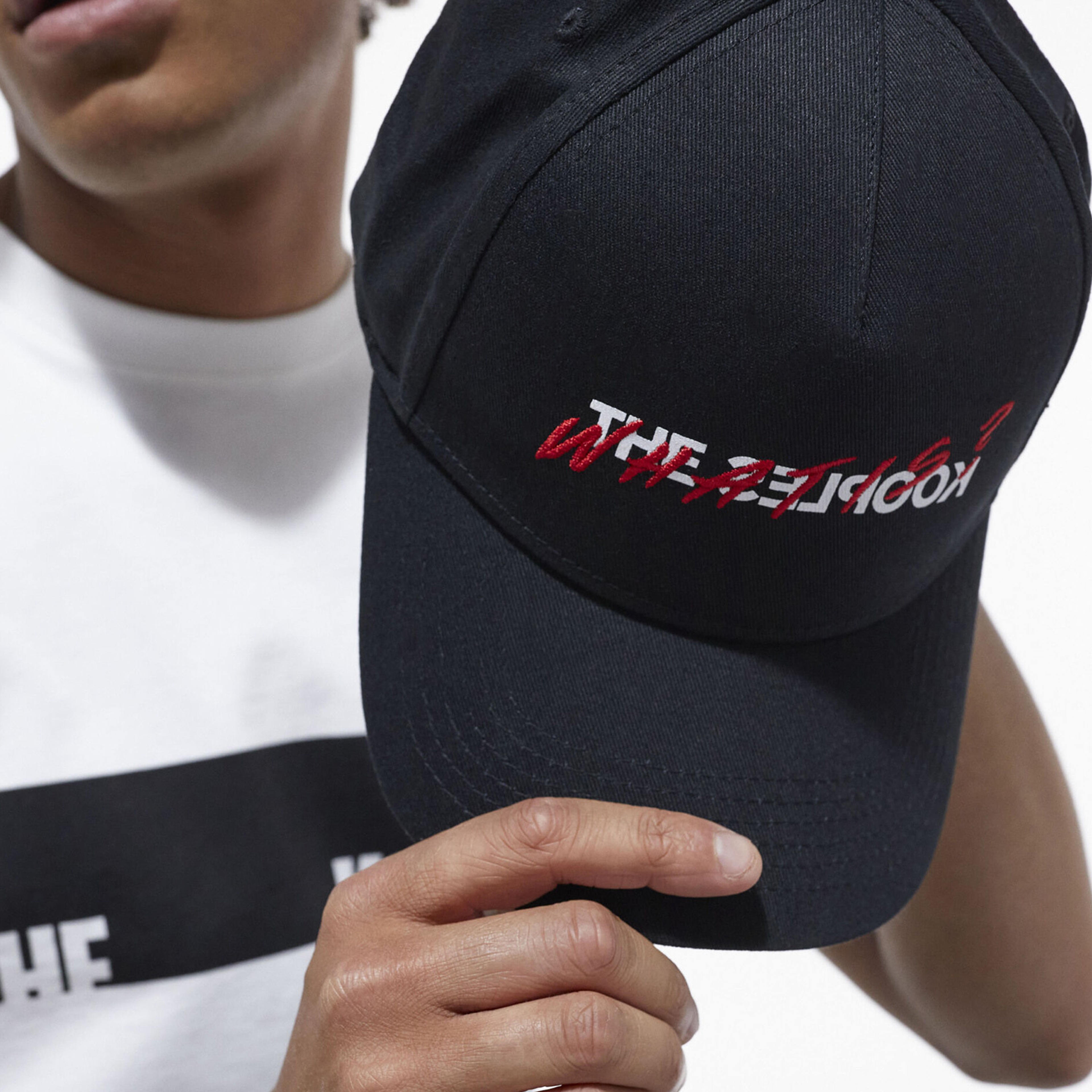 The Kooples Logo Erkek Siyah Şapka