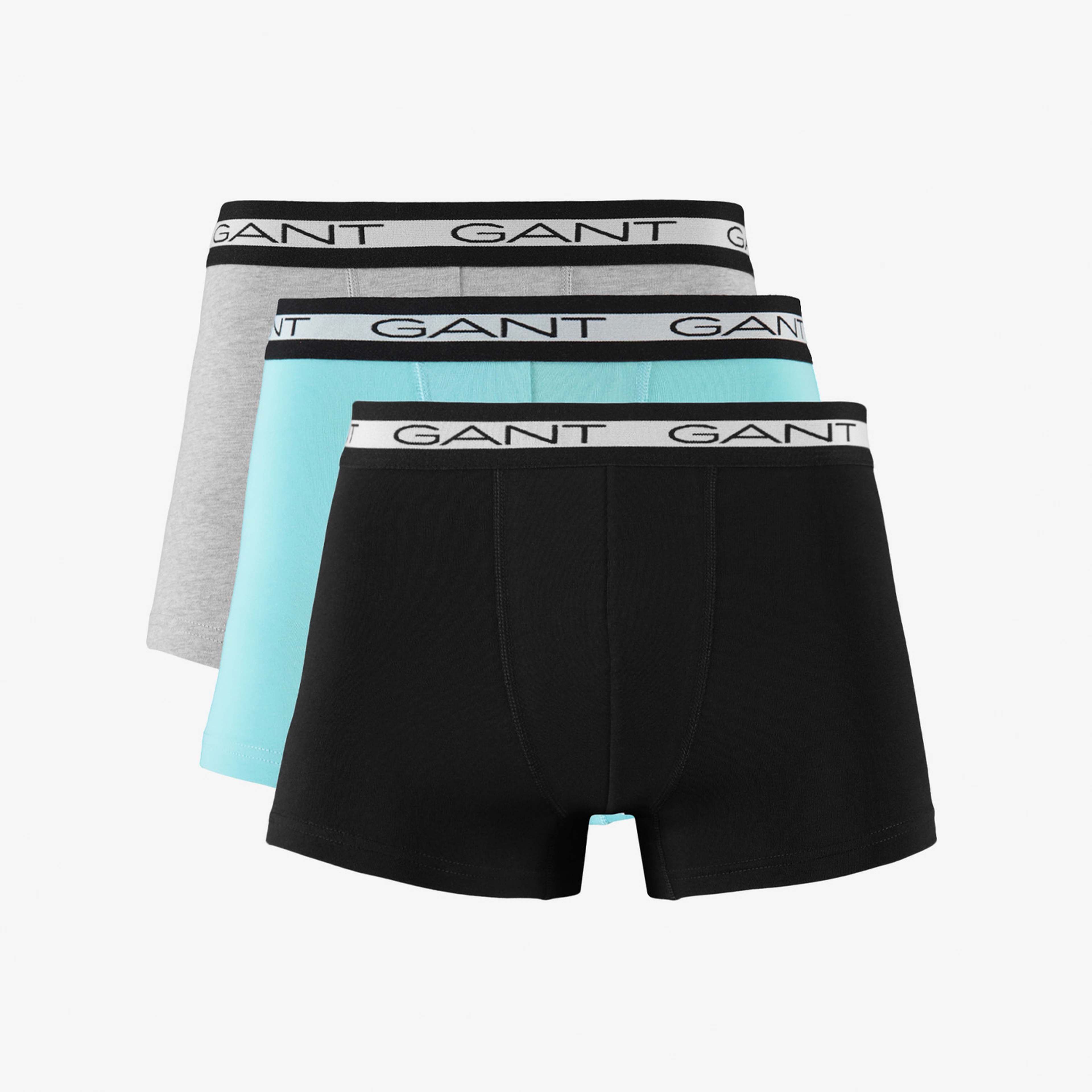 GANT Classic Erkek Siyah/Mavi/Gri 3'lü Boxer