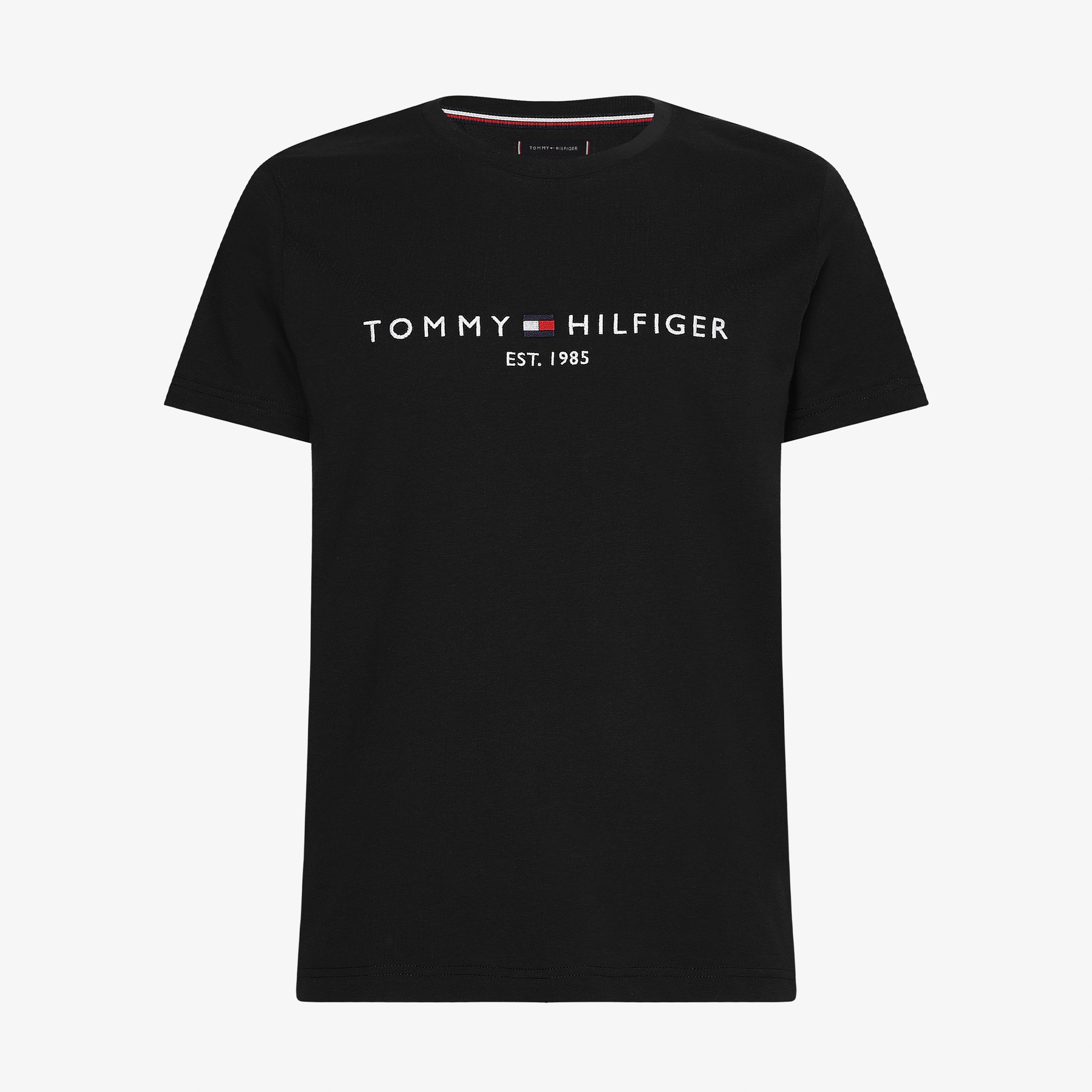 Tommy Hilfiger Erkek Siyah T-Shirt