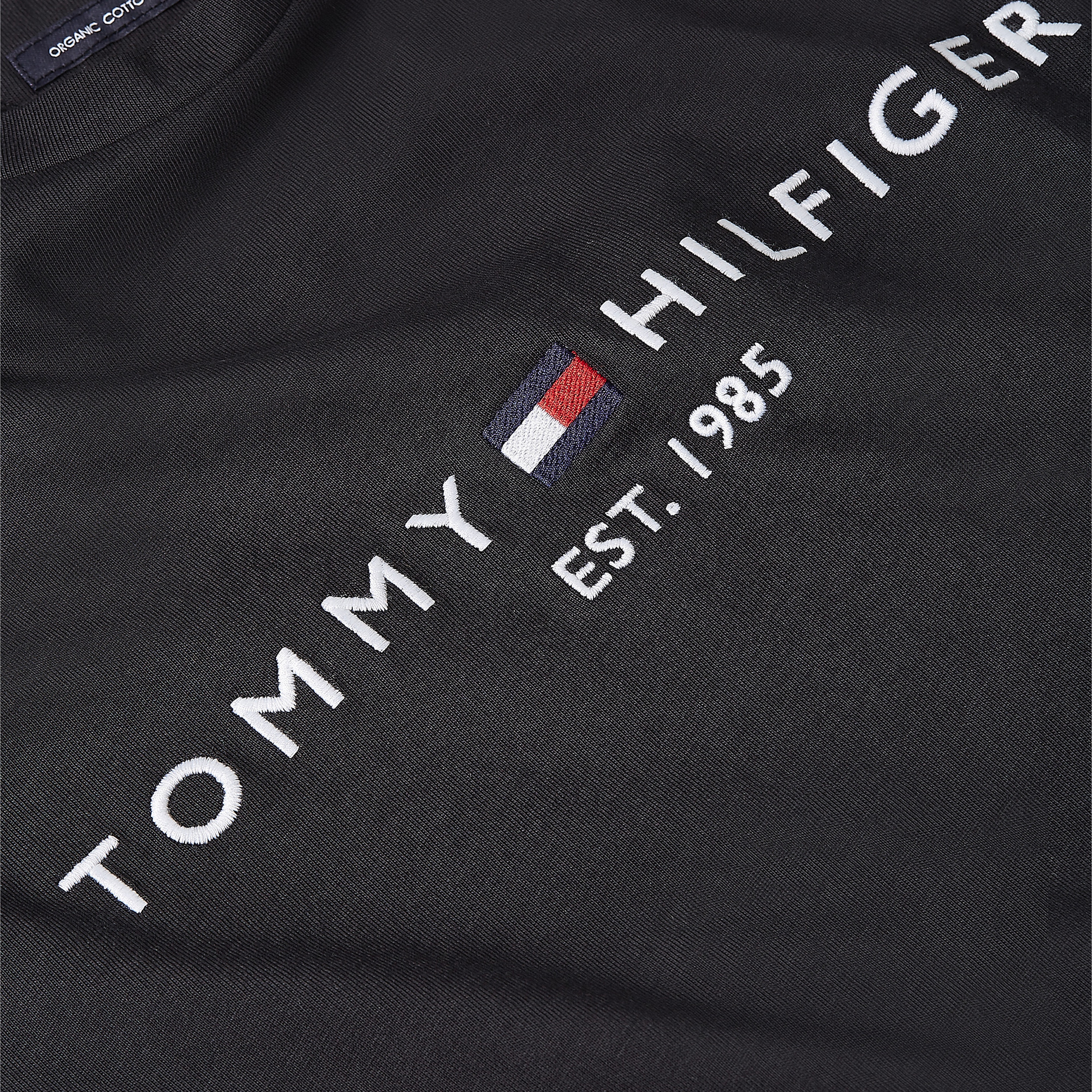 Tommy Hilfiger Erkek Siyah T-Shirt