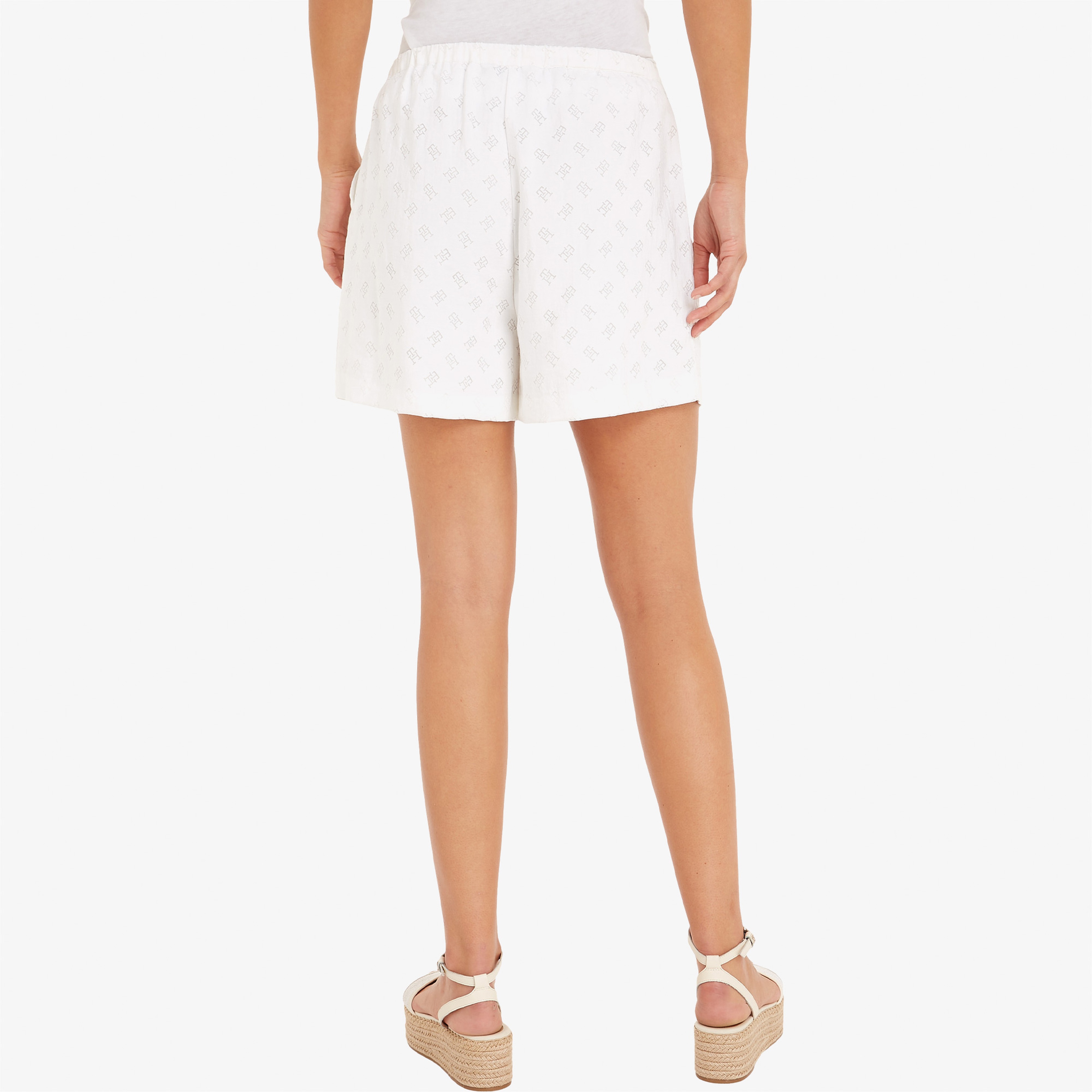 Tommy Hilfiger Kadın Beyaz Şort