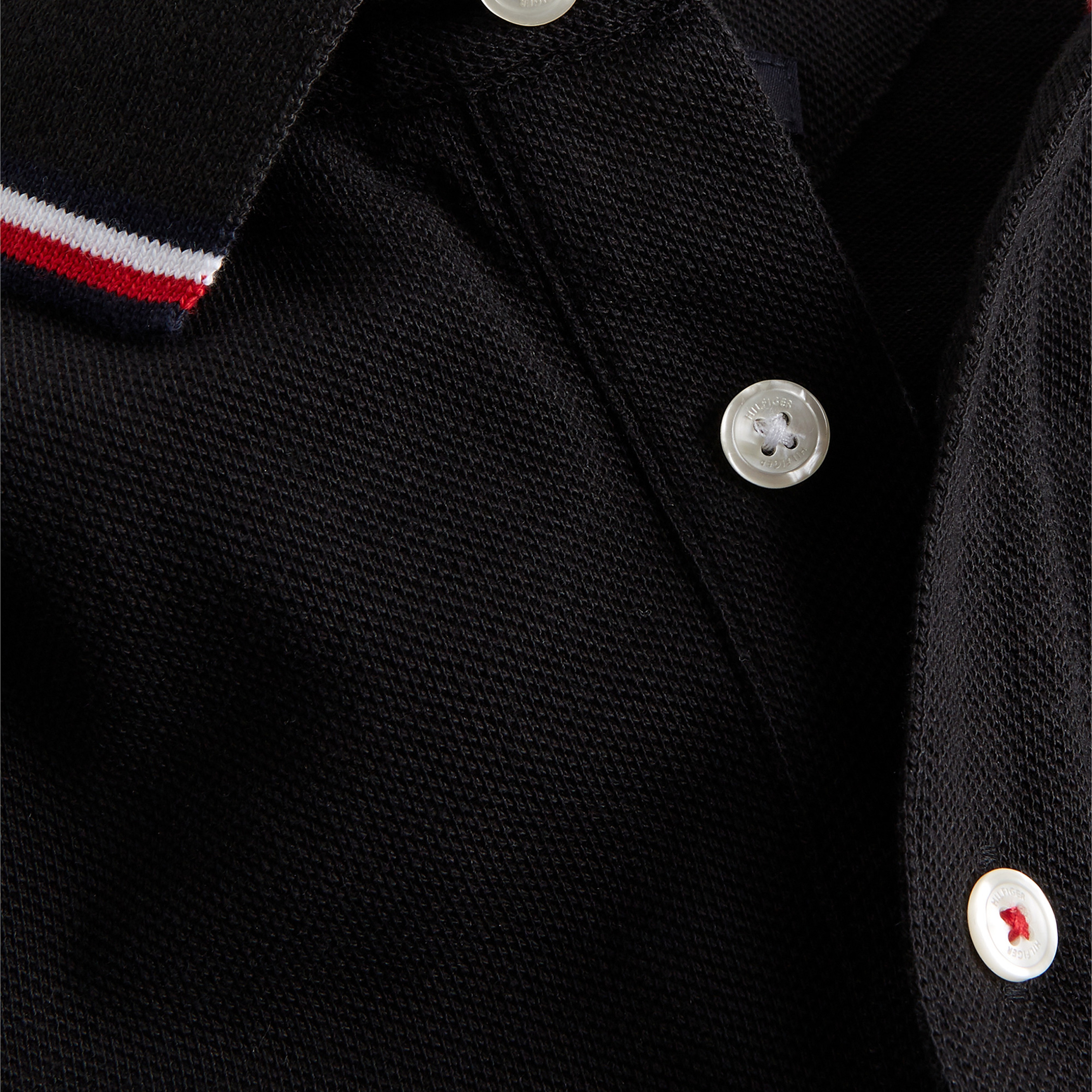 Tommy Hilfiger Erkek Siyah Polo