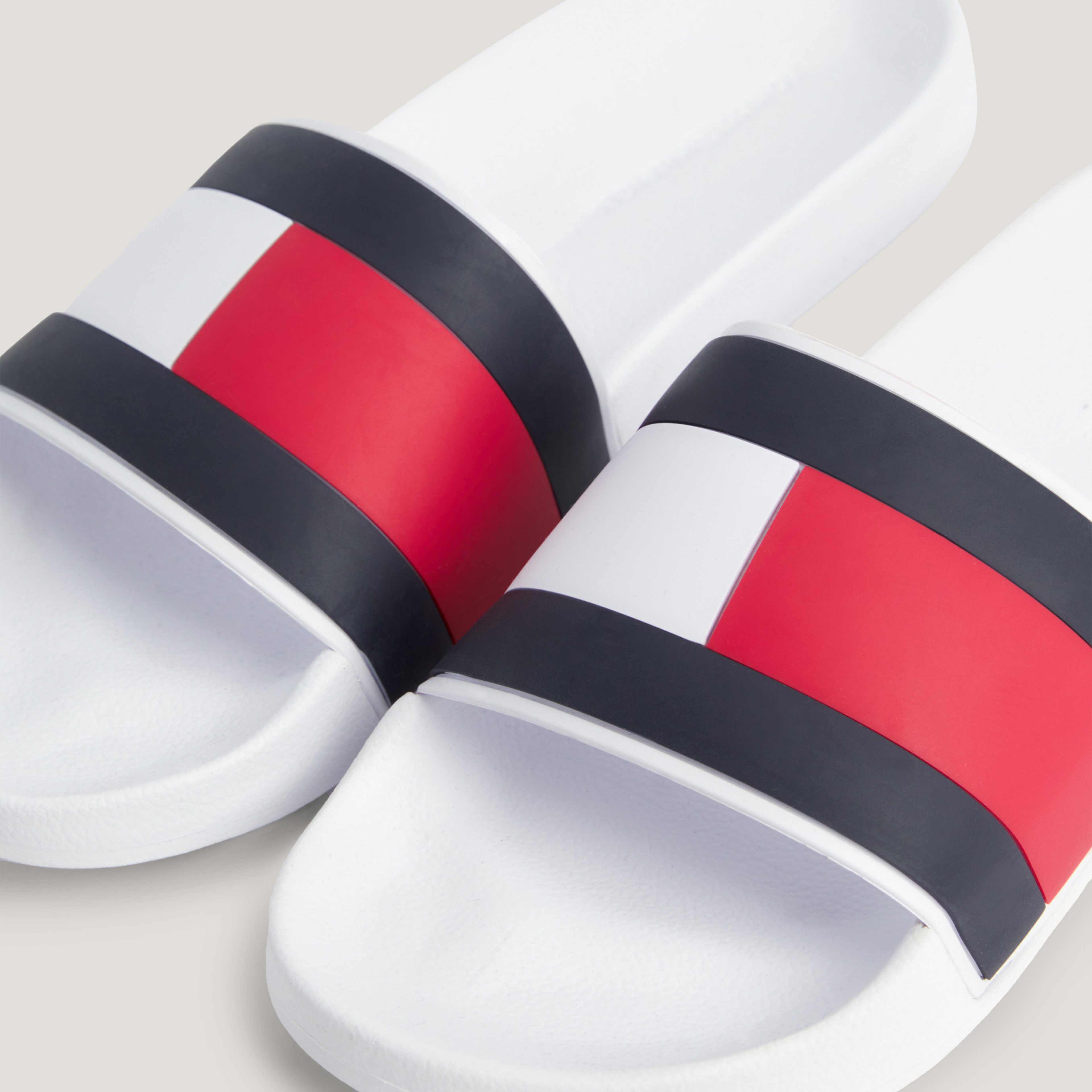 Tommy Hilfiger Erkek Beyaz Terlik