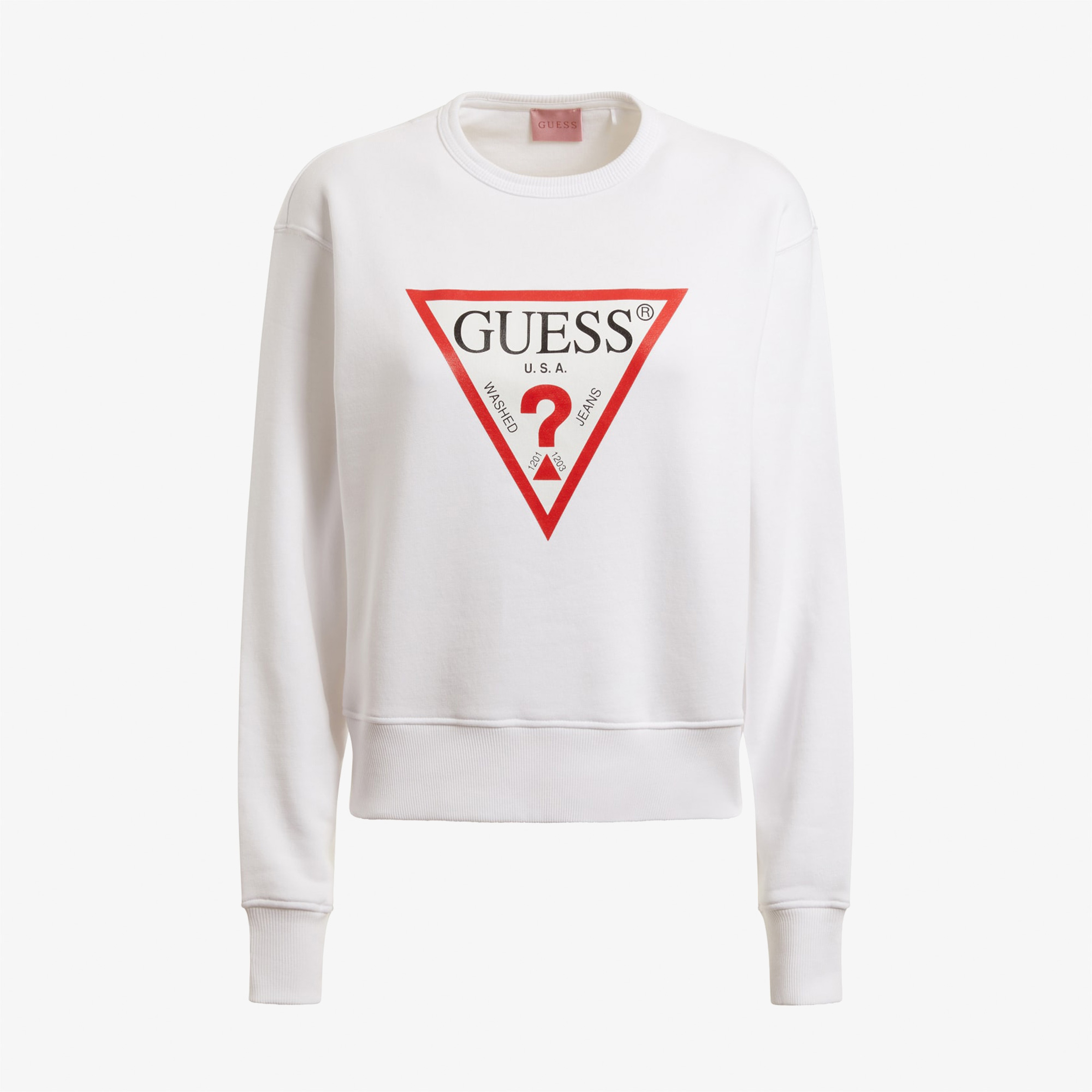 Guess Kadın Beyaz Sweatshirt