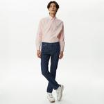 Erkek Slim Fit Denim Lacivert Pantolon