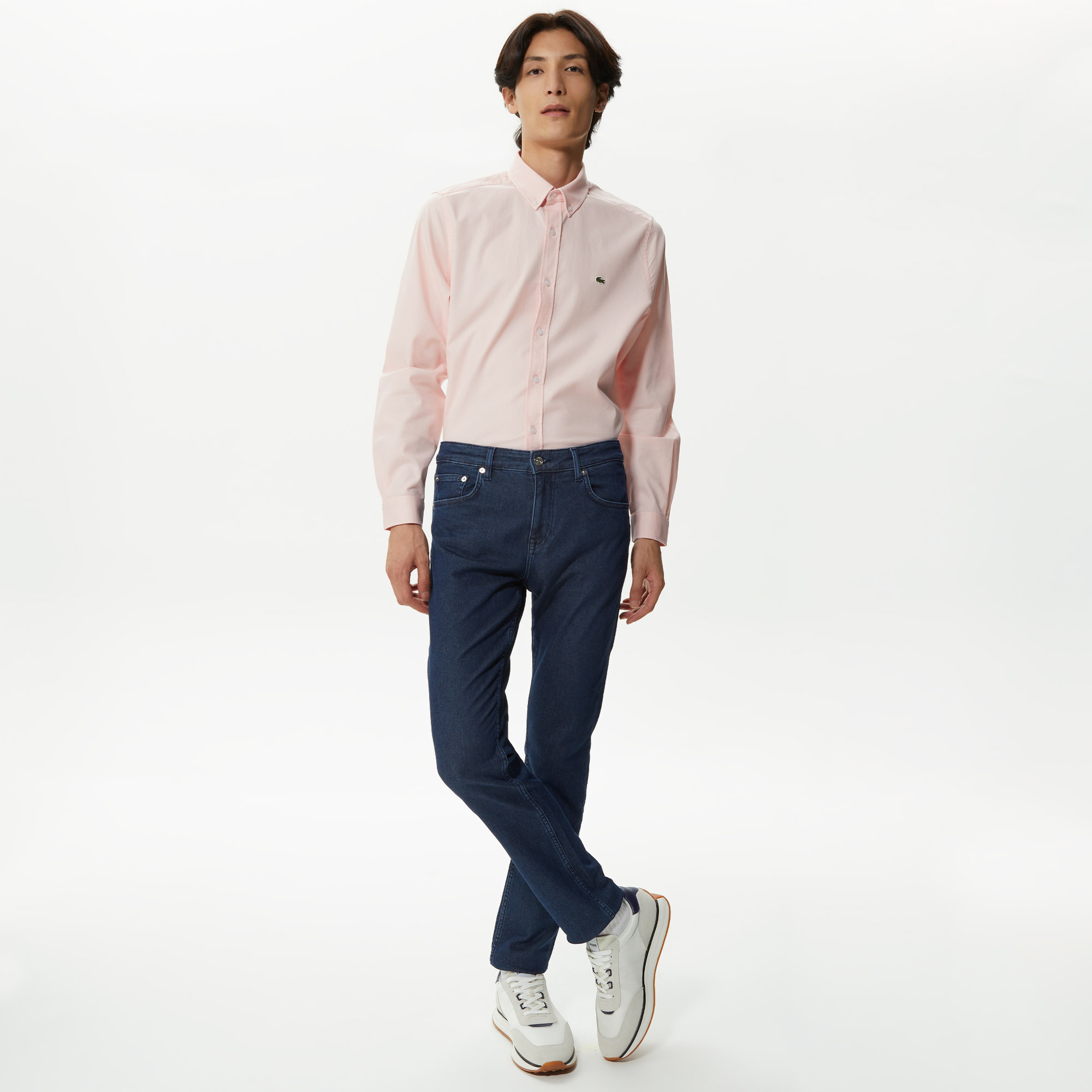 Erkek Slim Fit Denim Lacivert Pantolon