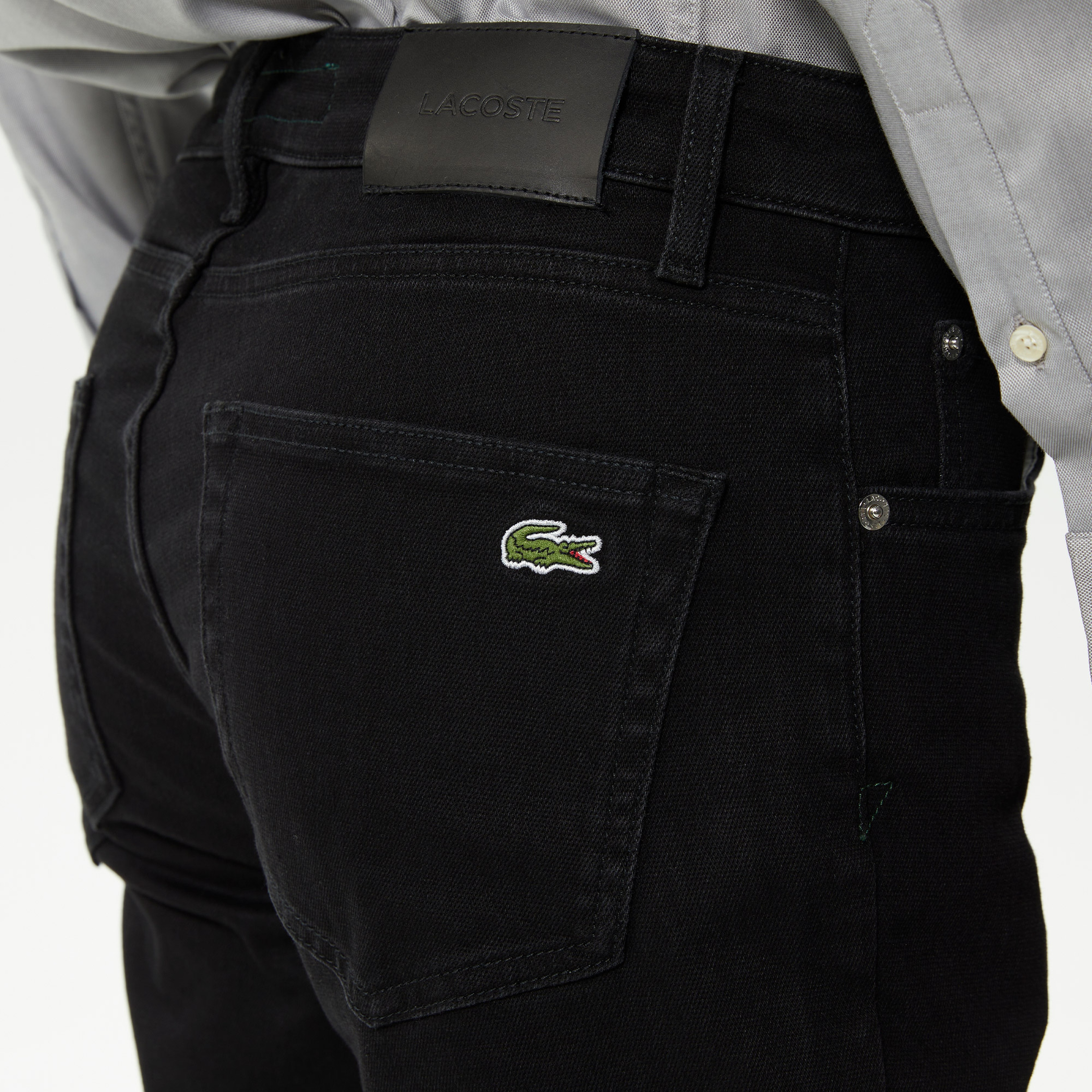 Erkek Slim Fit Siyah Jean Pantolon