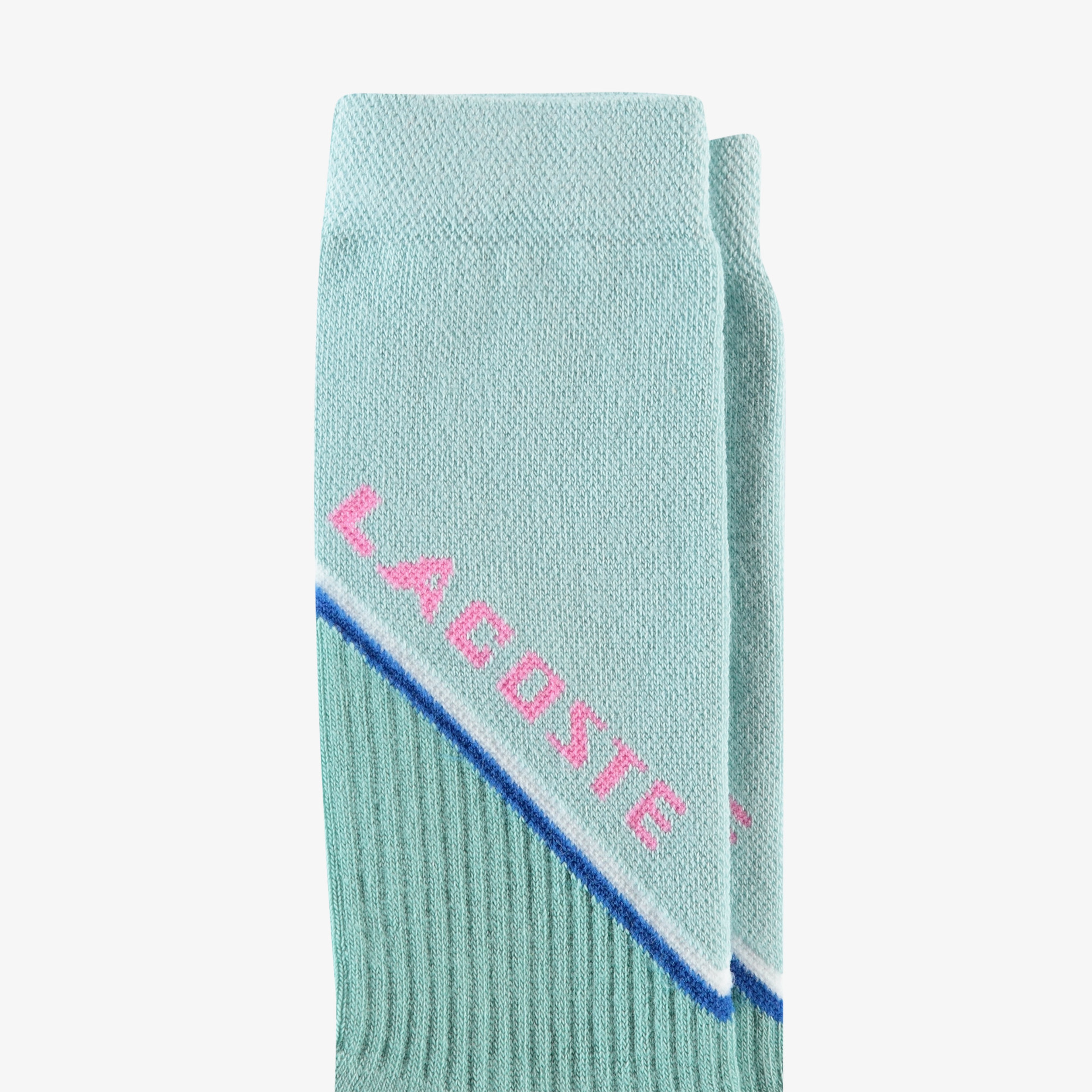 Lacoste Unisex Renk Bloklu Mavi Çorap