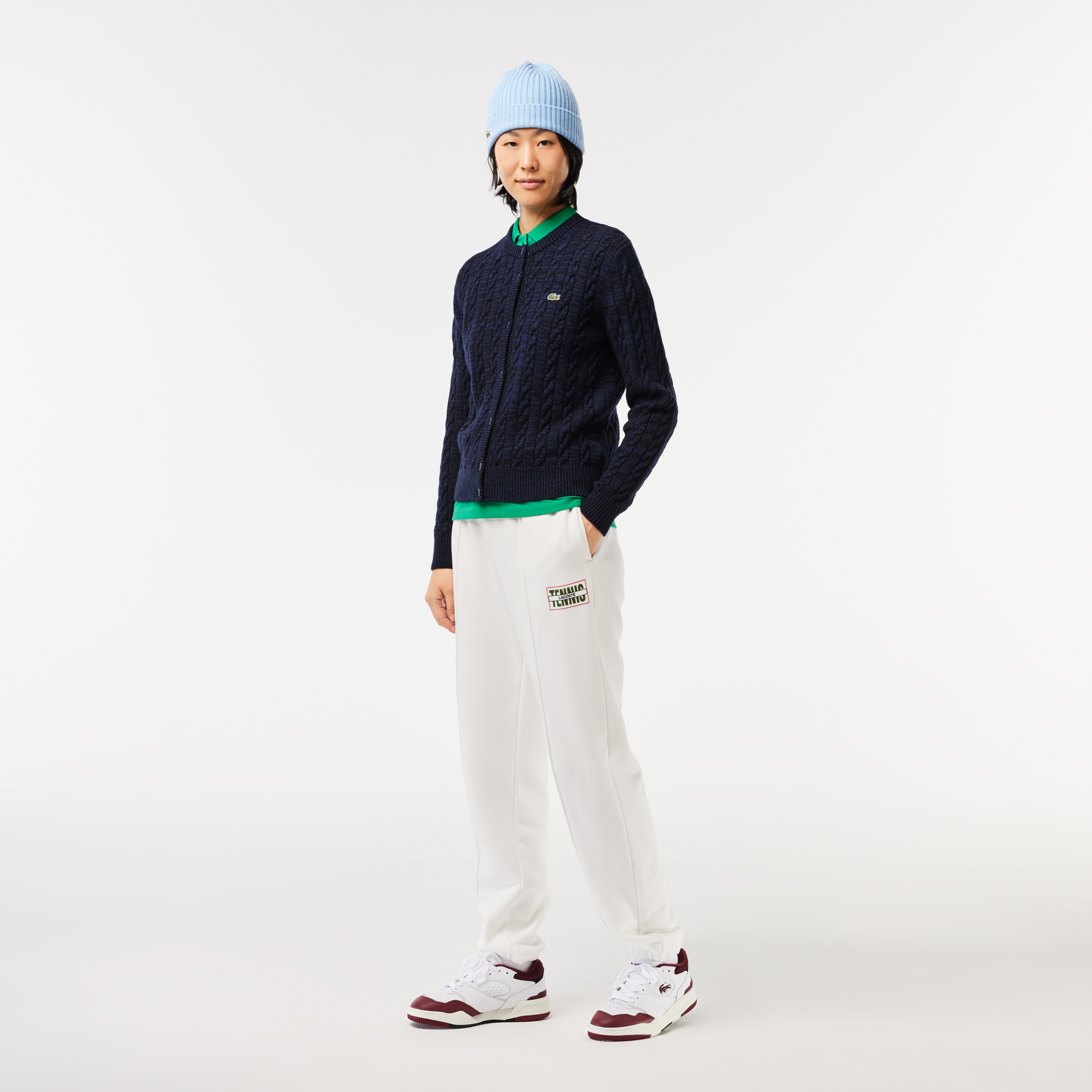 Lacoste SPORT Lineshot Kadın Beyaz Sneaker