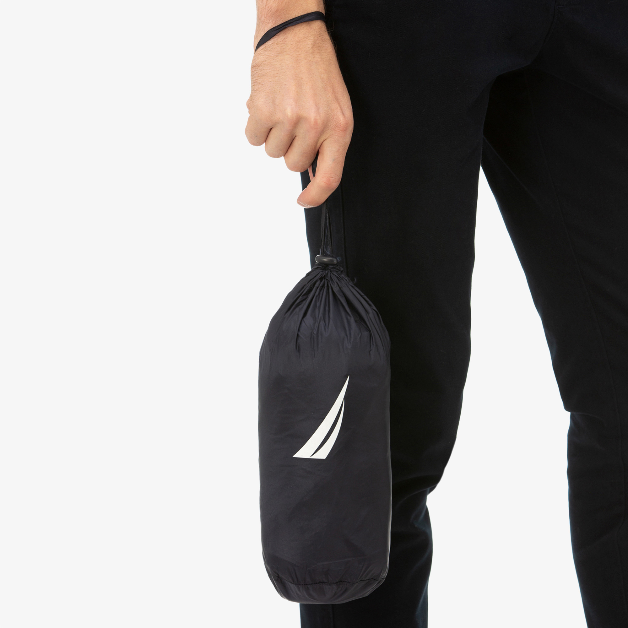 NAUTICA Erkek Lacivert Kapitone Kaz Tüyü Yelek