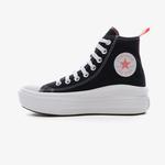 Converse Chuck Taylor All Star Move Canvas Platform Çocuk Siyah Sneaker