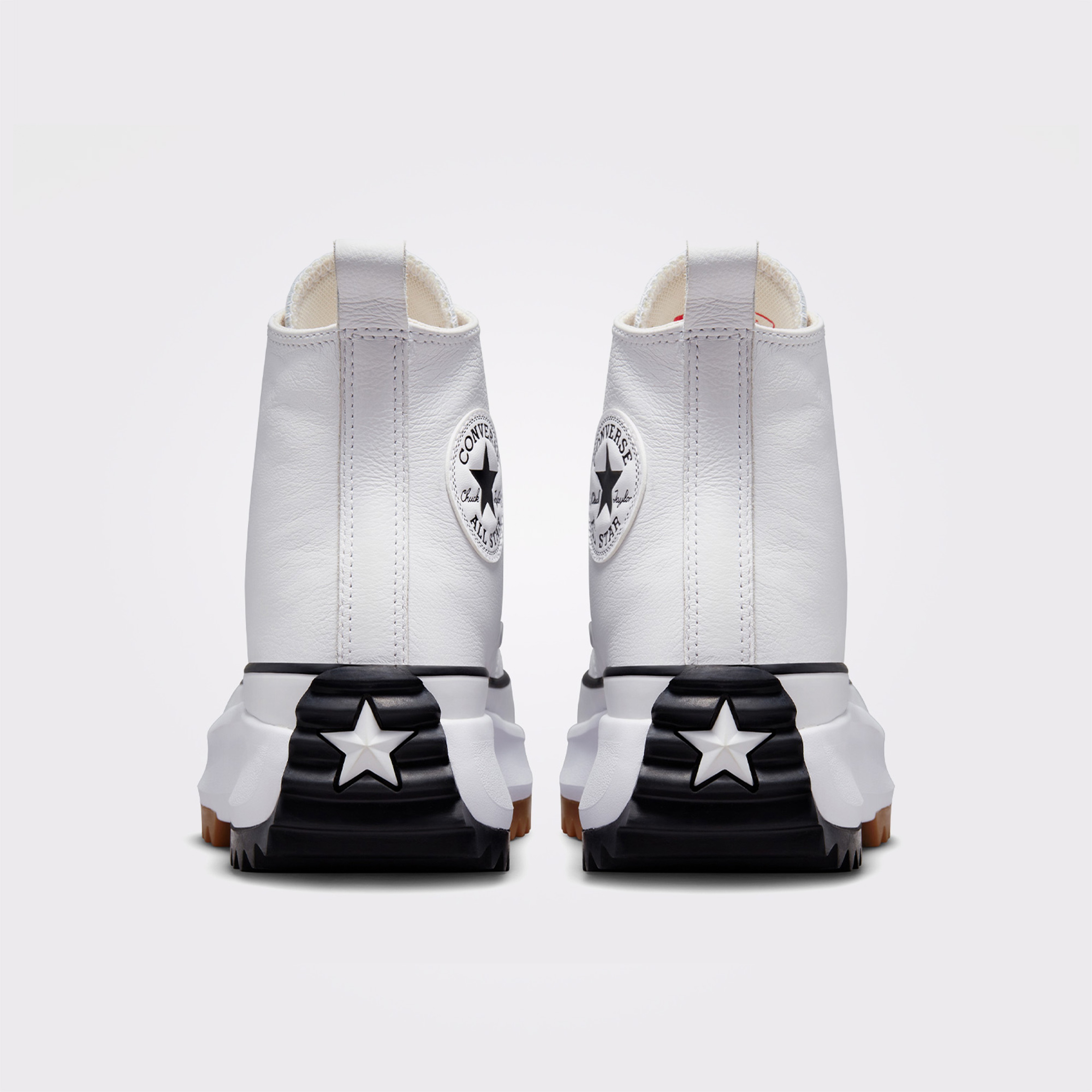 Converse Run Star Hike Platform Foundational Leather Unisex Beyaz Sneaker