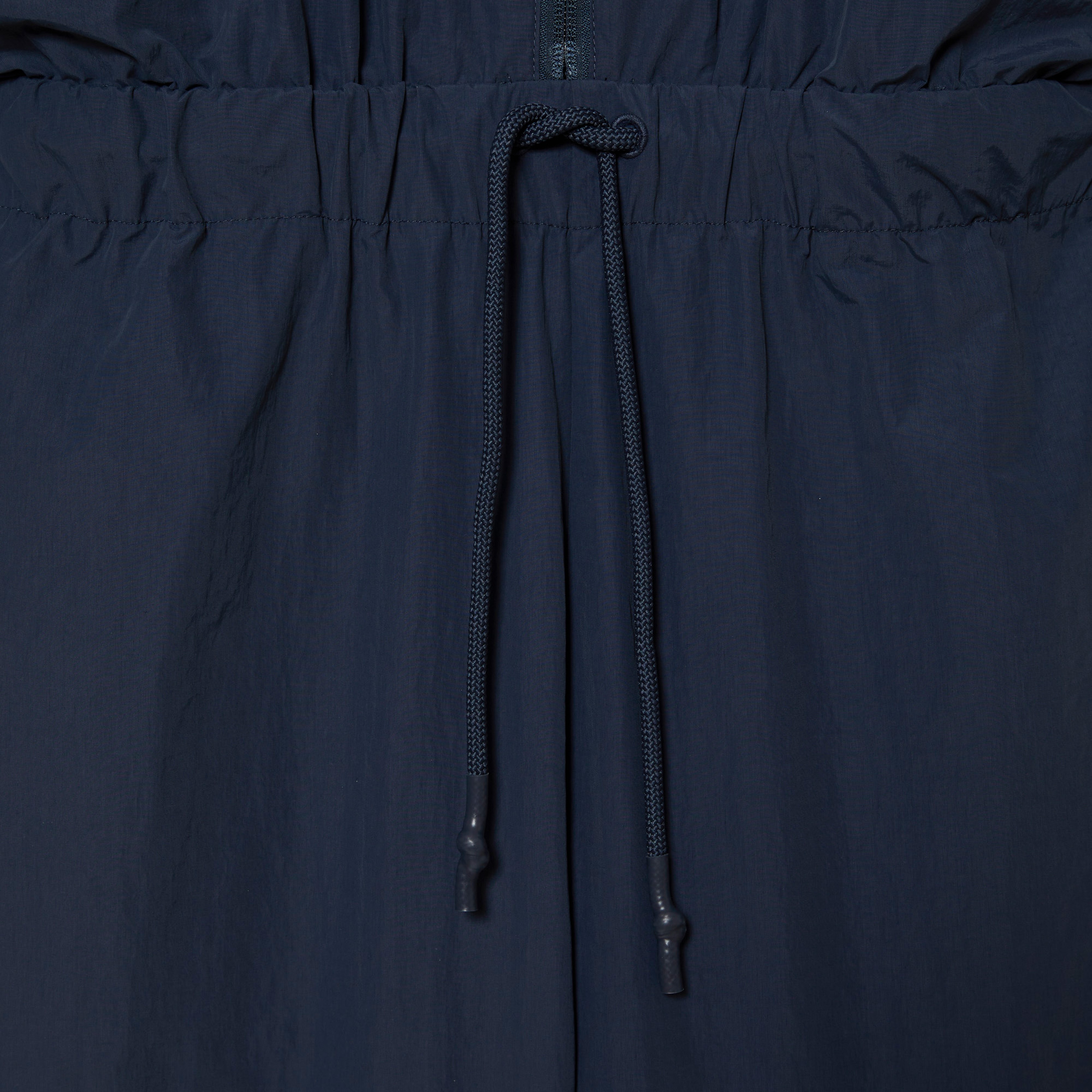 Kadın Regular Fit Uzun Kollu Fermuarlı Lacivert Tulum