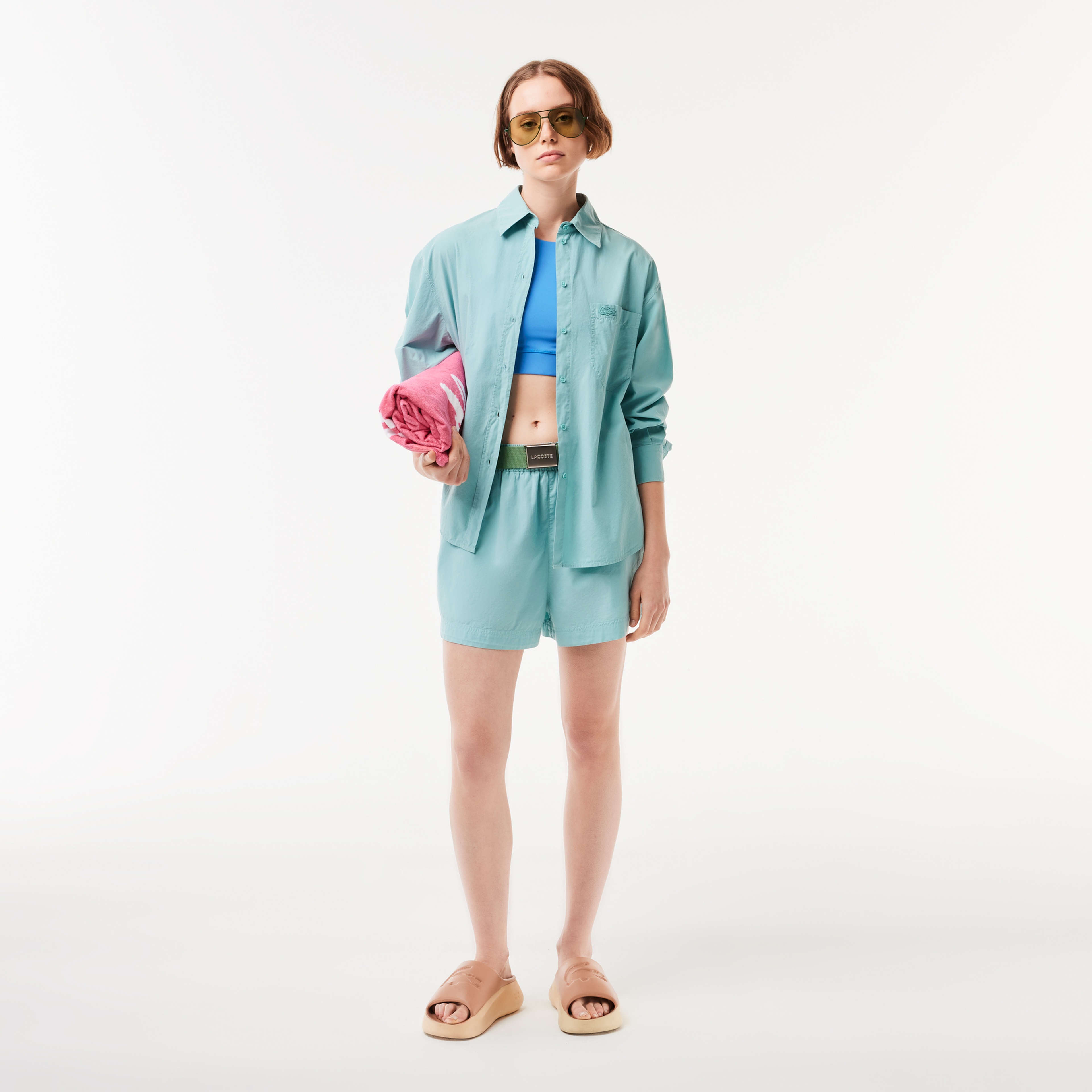 Kadın Açık Mavi Bermuda