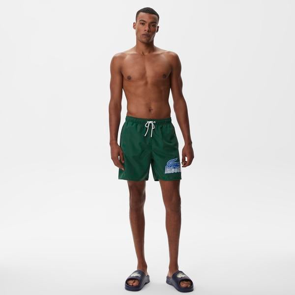 Heritage Erkek Baskılı Yeşil Mayo Şort