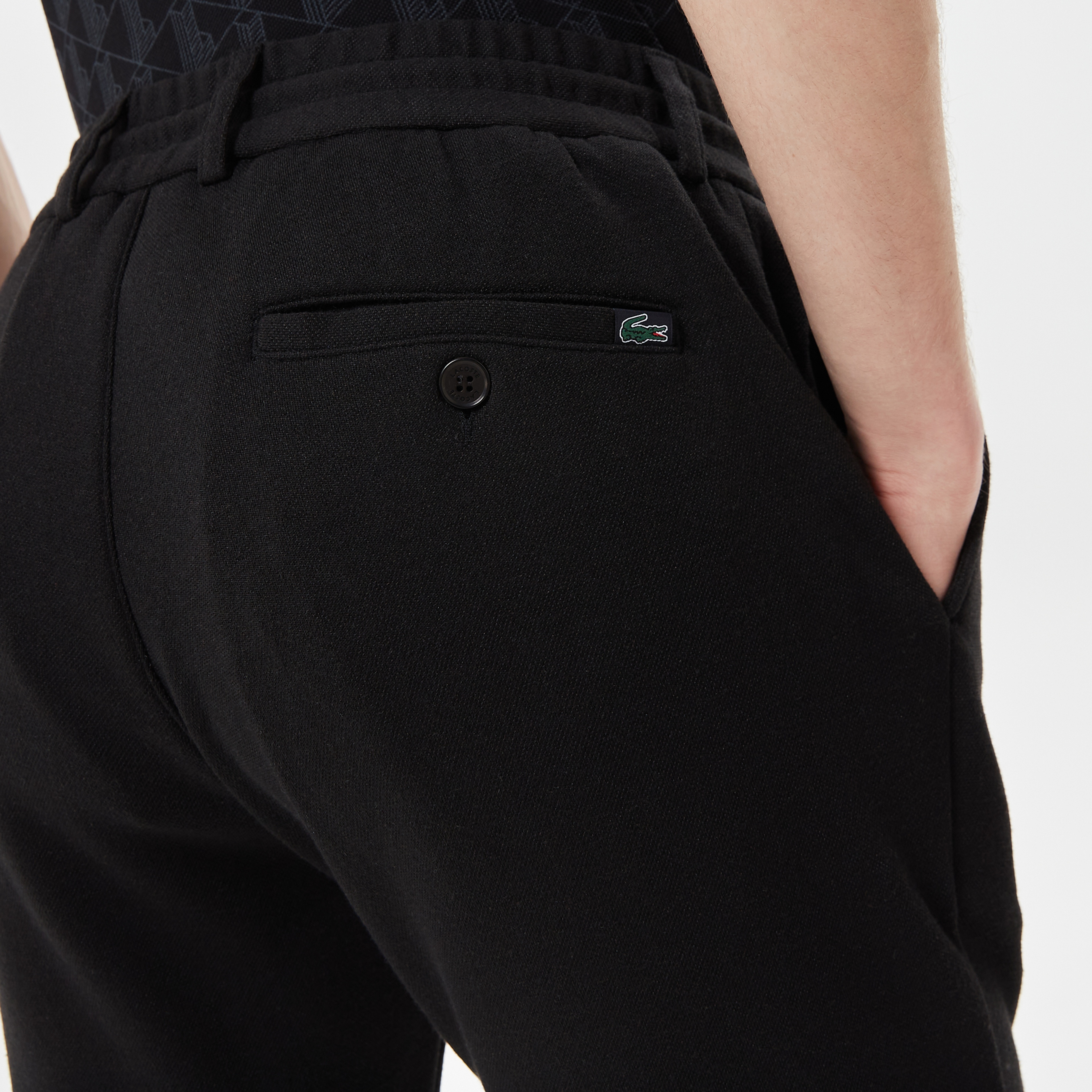 Erkek Tapered Fit Siyah Pantolon