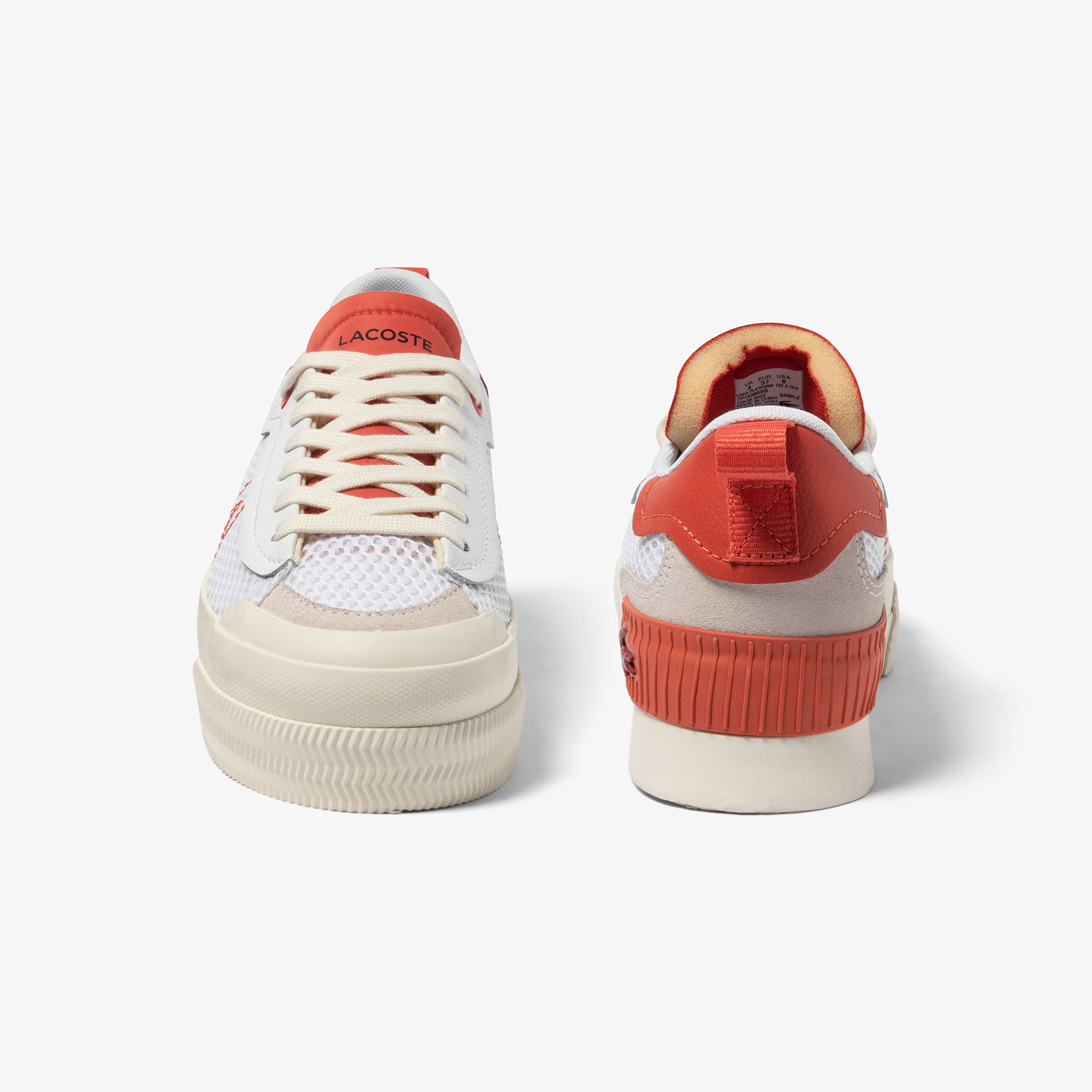 L004 Platform Kadın Beyaz Sneaker