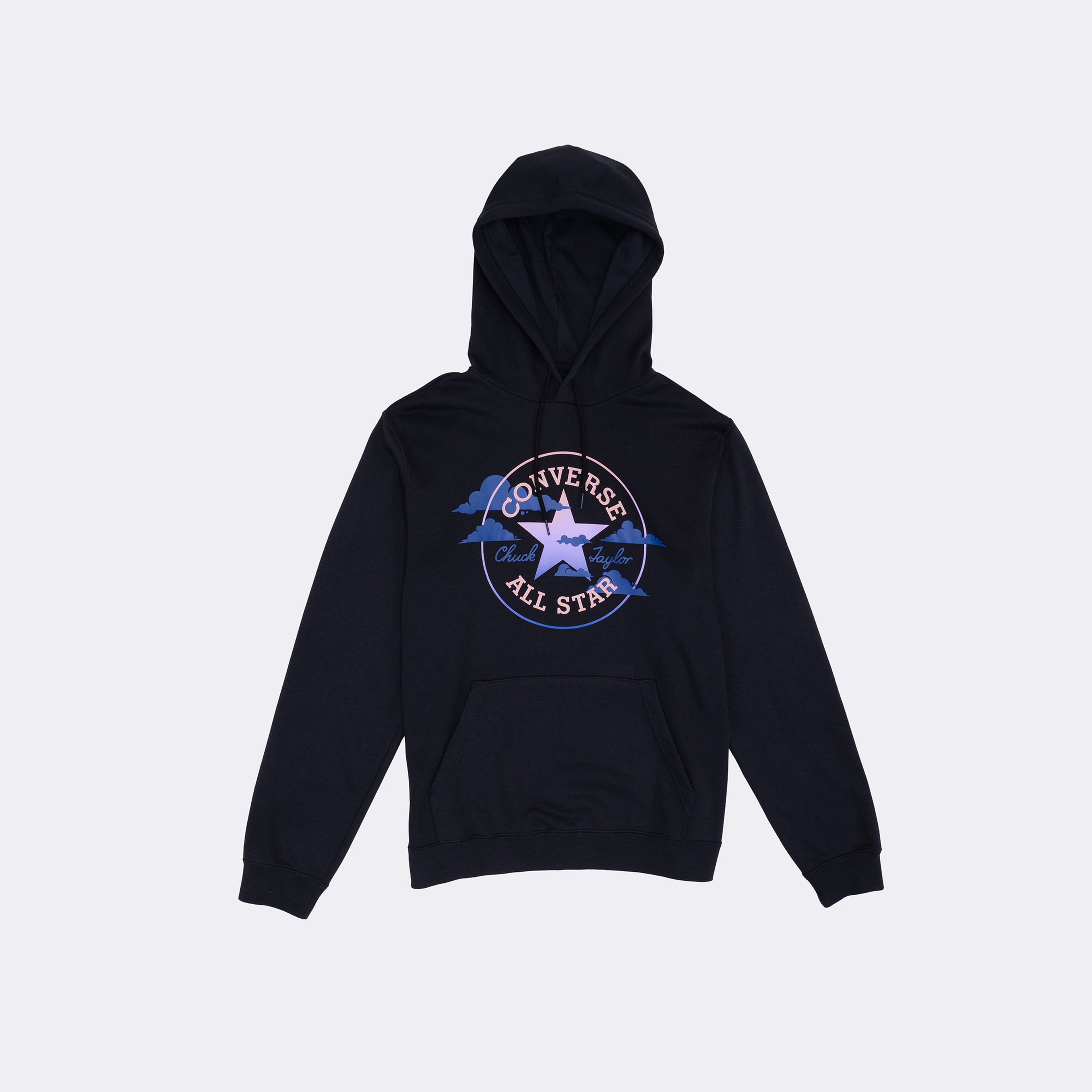 Converse Standard Fit Seasonal Chuck Patch Po  Unisex Siyah Hoodie