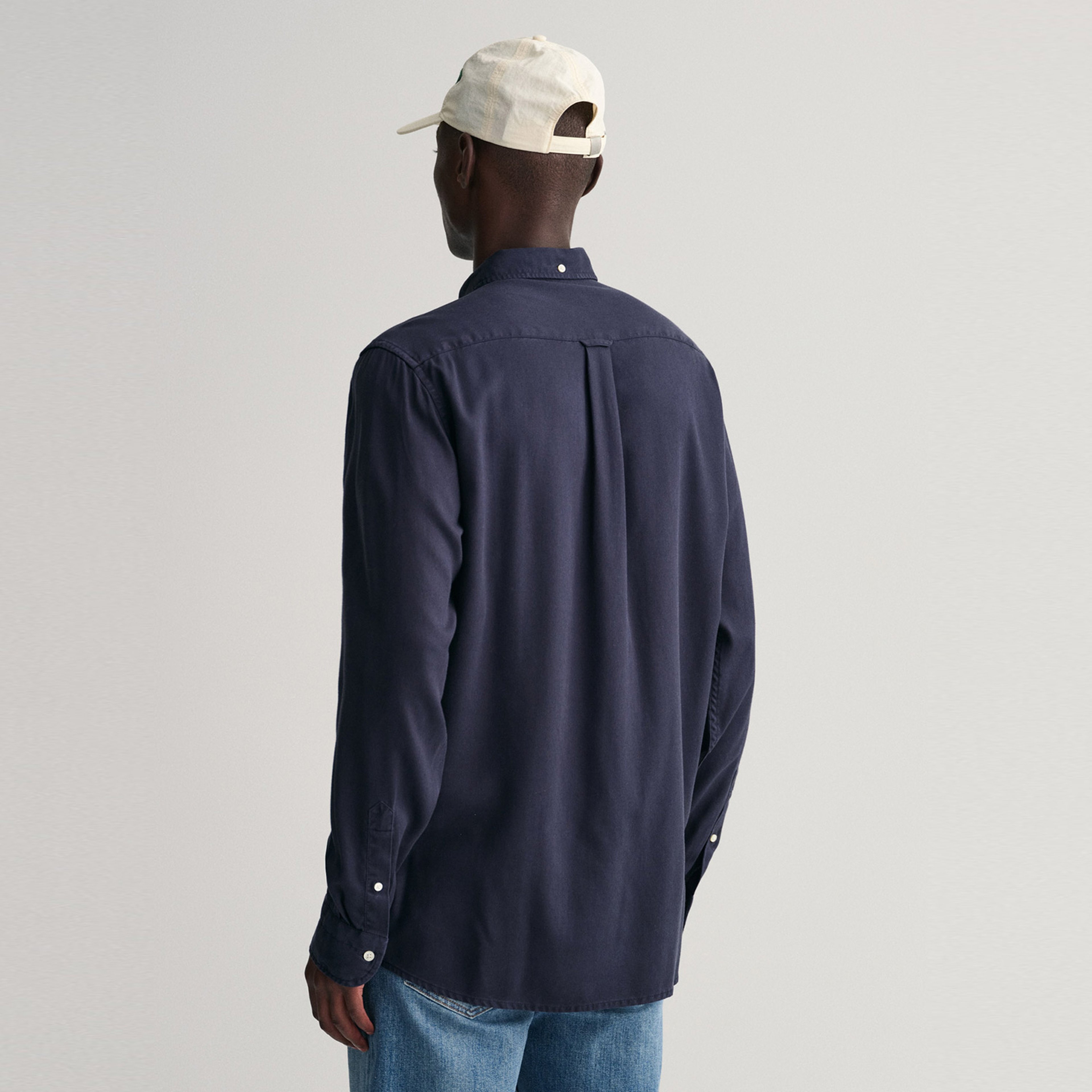 GANT Erkek Lacivert Regular Fit Gömlek