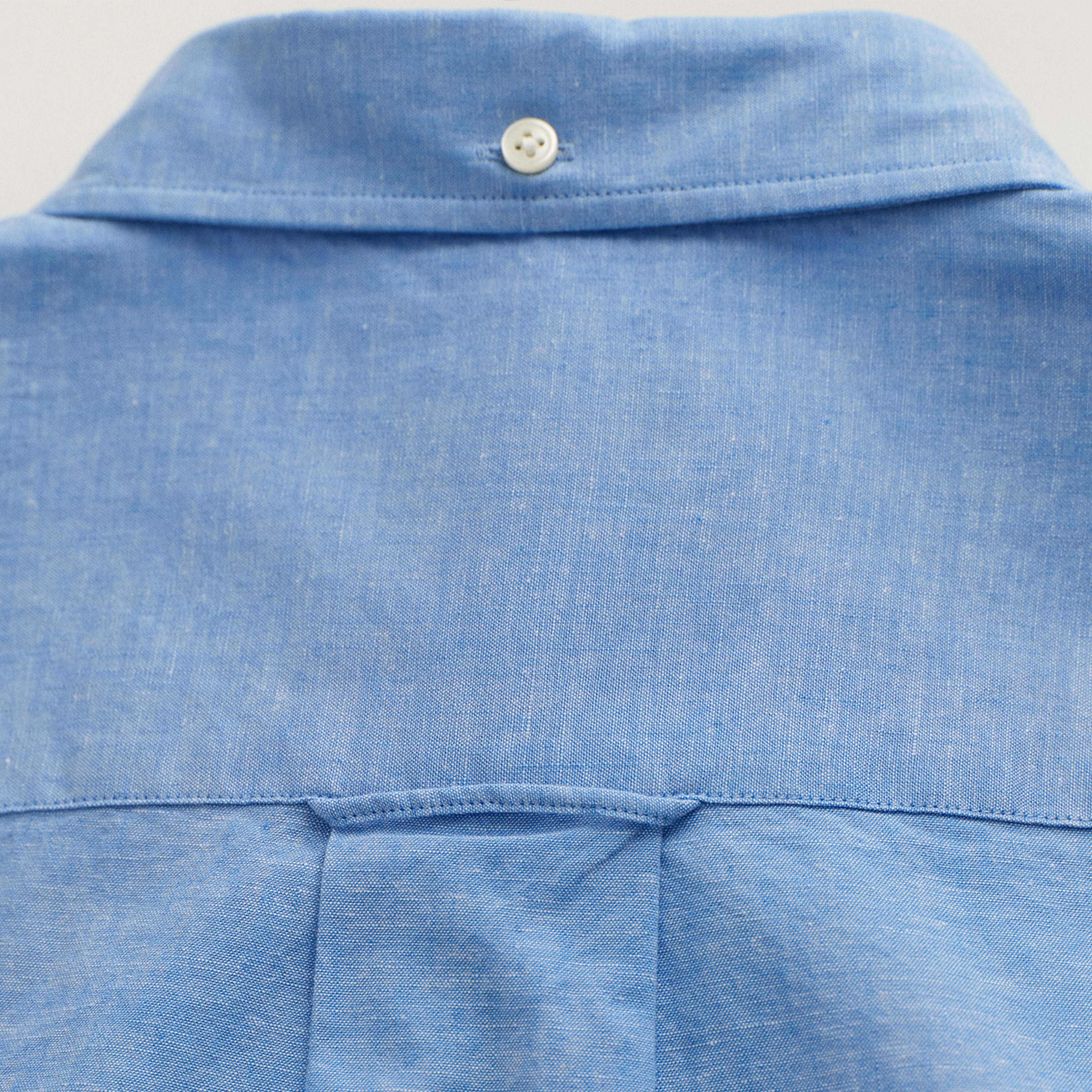 GANT Erkek Mavi Regular Fit Keten Gömlek