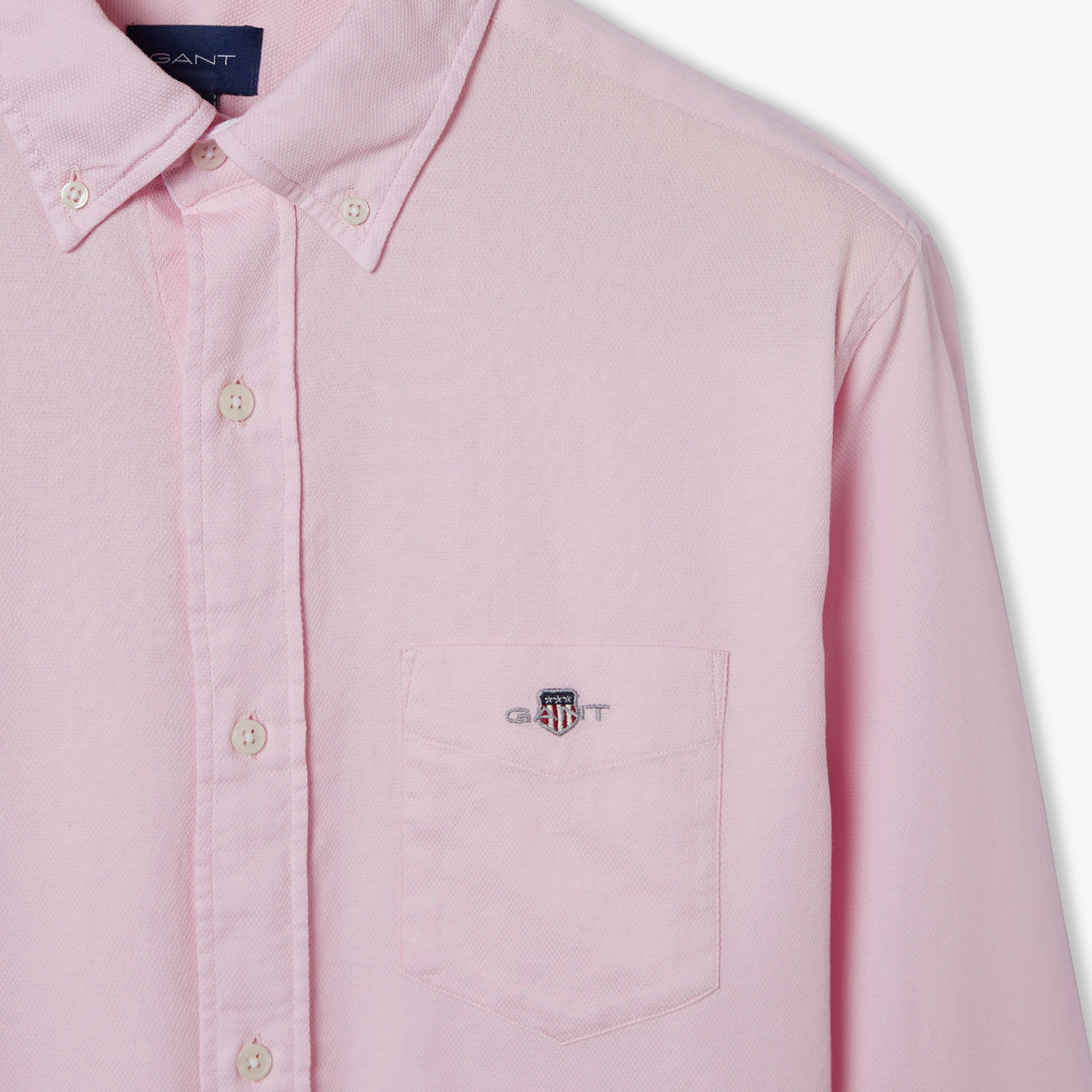 GANT Erkek Pembe Regular Fit Düğmeli Yaka Gömlek