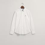 GANT Erkek Beyaz Slim Fit Düğmeli Yaka Gömlek