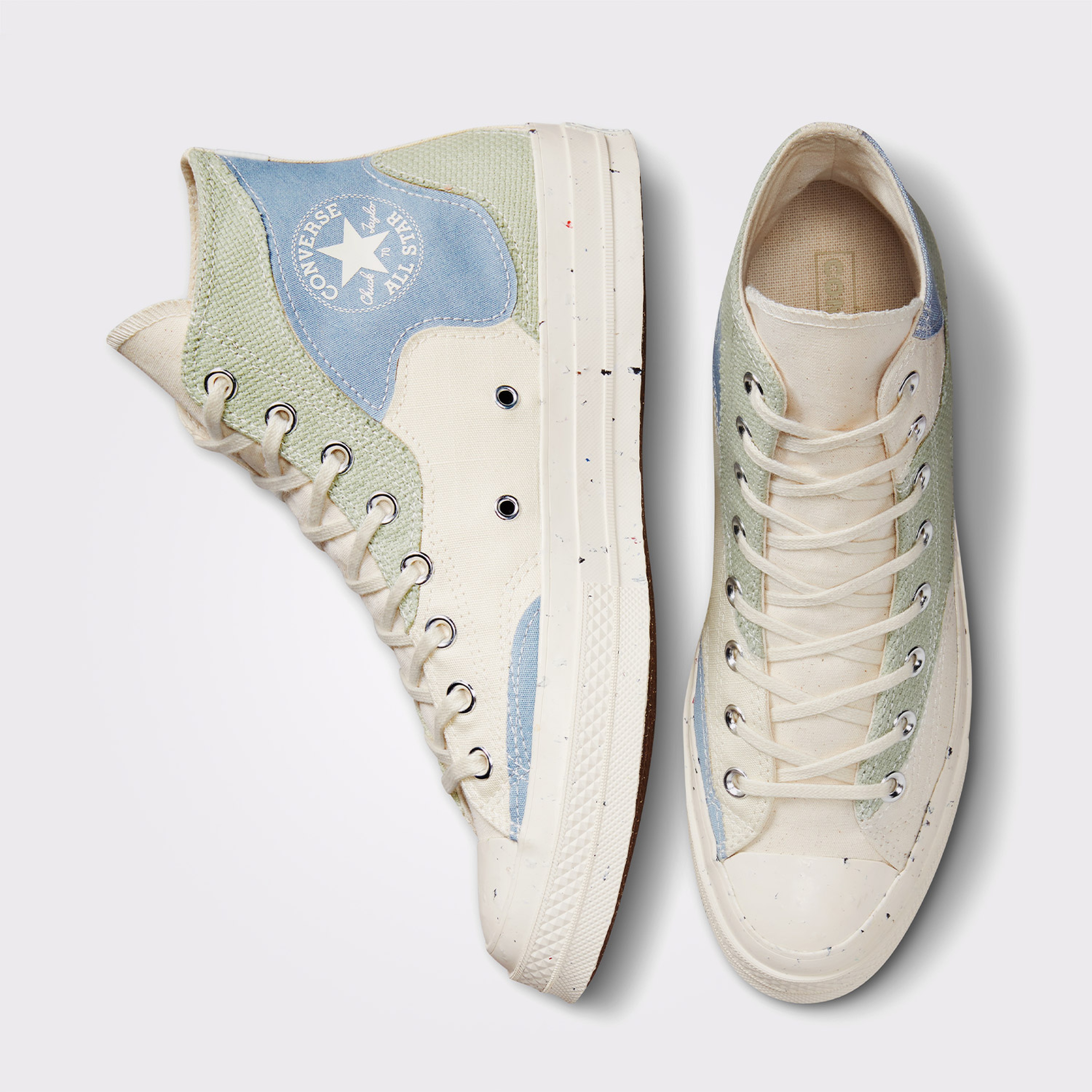 Converse Chuck 70 Craft Mix Unisex Yeşil Sneaker