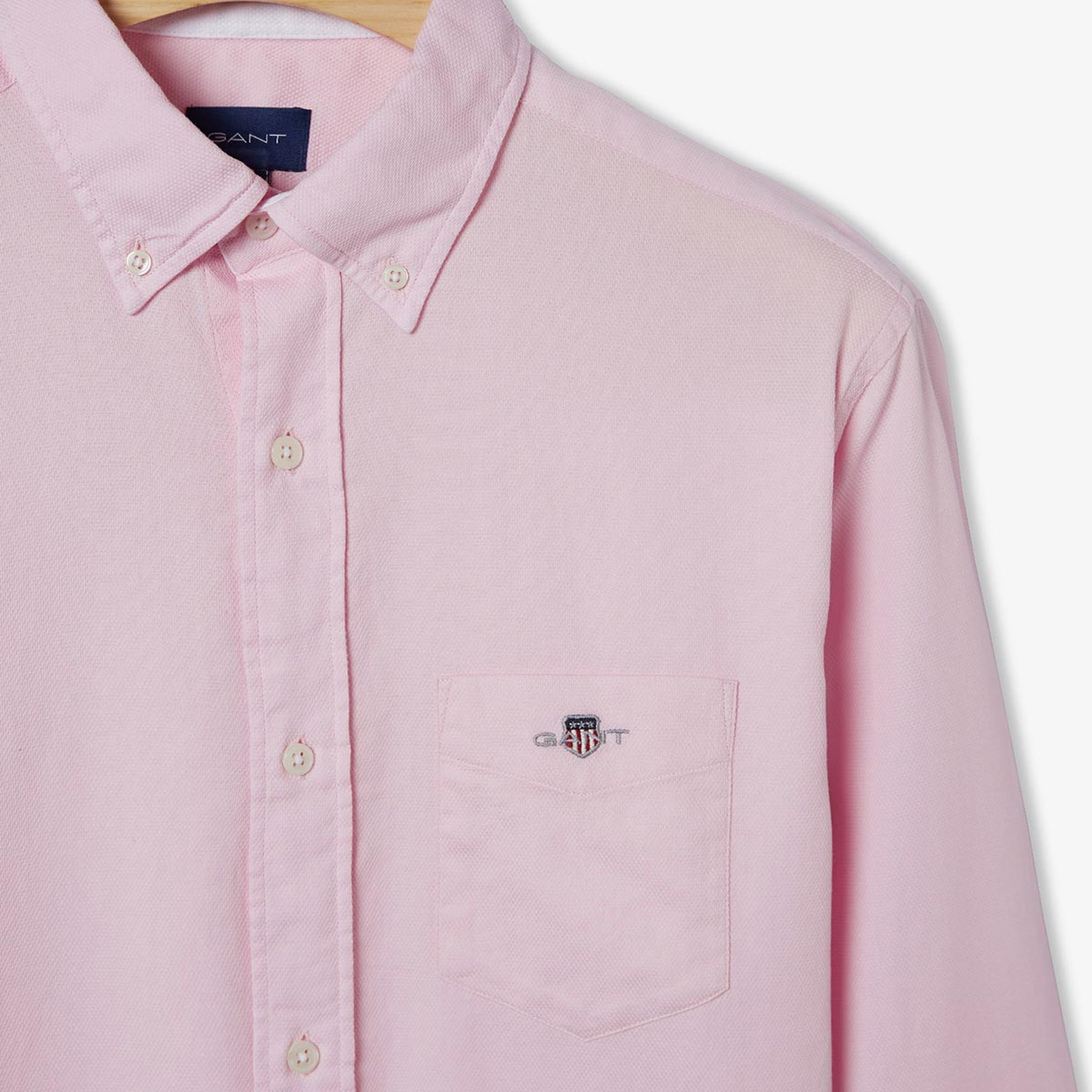 GANT Erkek Pembe Regular Fit Düğmeli Yaka Gömlek