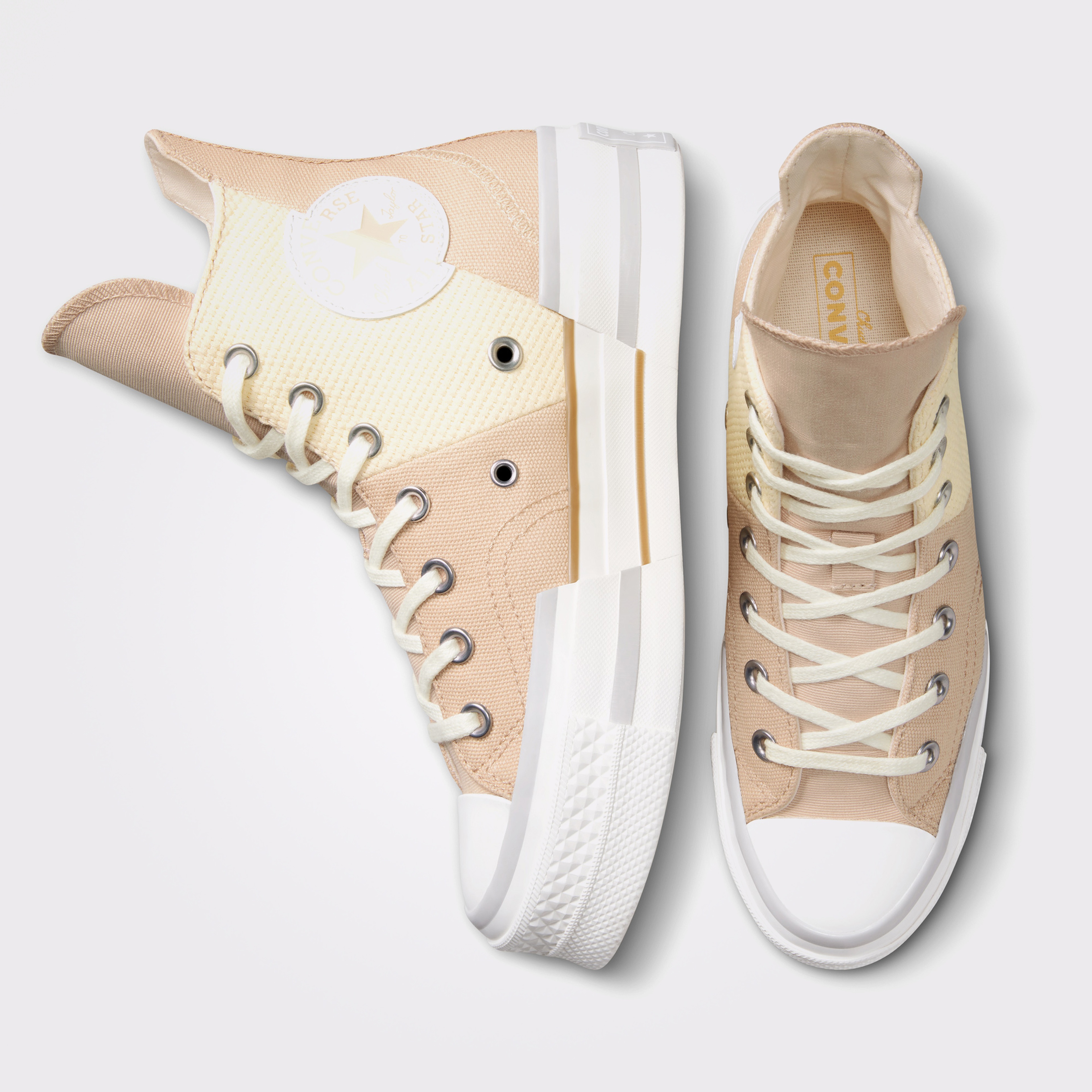 Converse Chuck 70 Plus Summer Utility Kadın Krem Sneaker