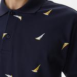 Nautica Erkek Lacivert Classic Fit Kısa Kollu Polo Yaka T-Shirt