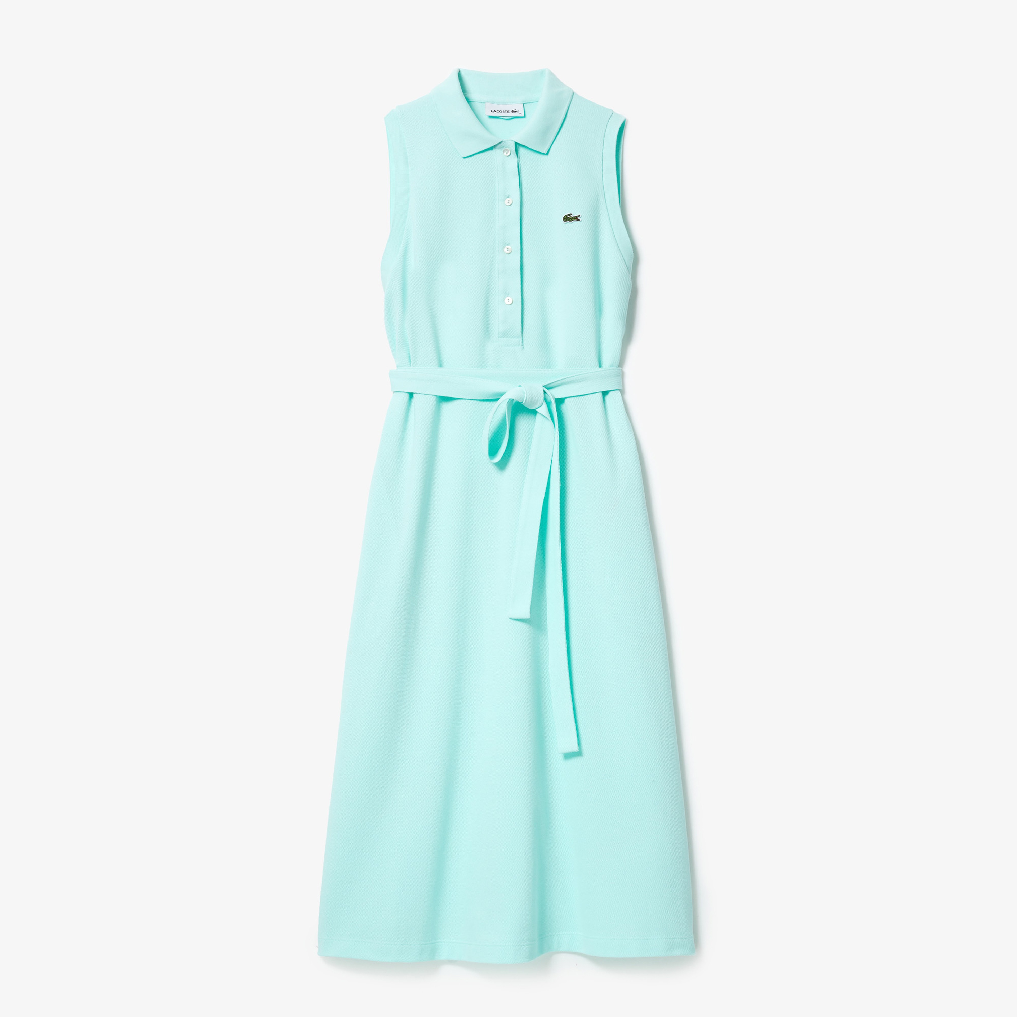 Lacoste Women's Cotton Piqué Belted Polo Dress